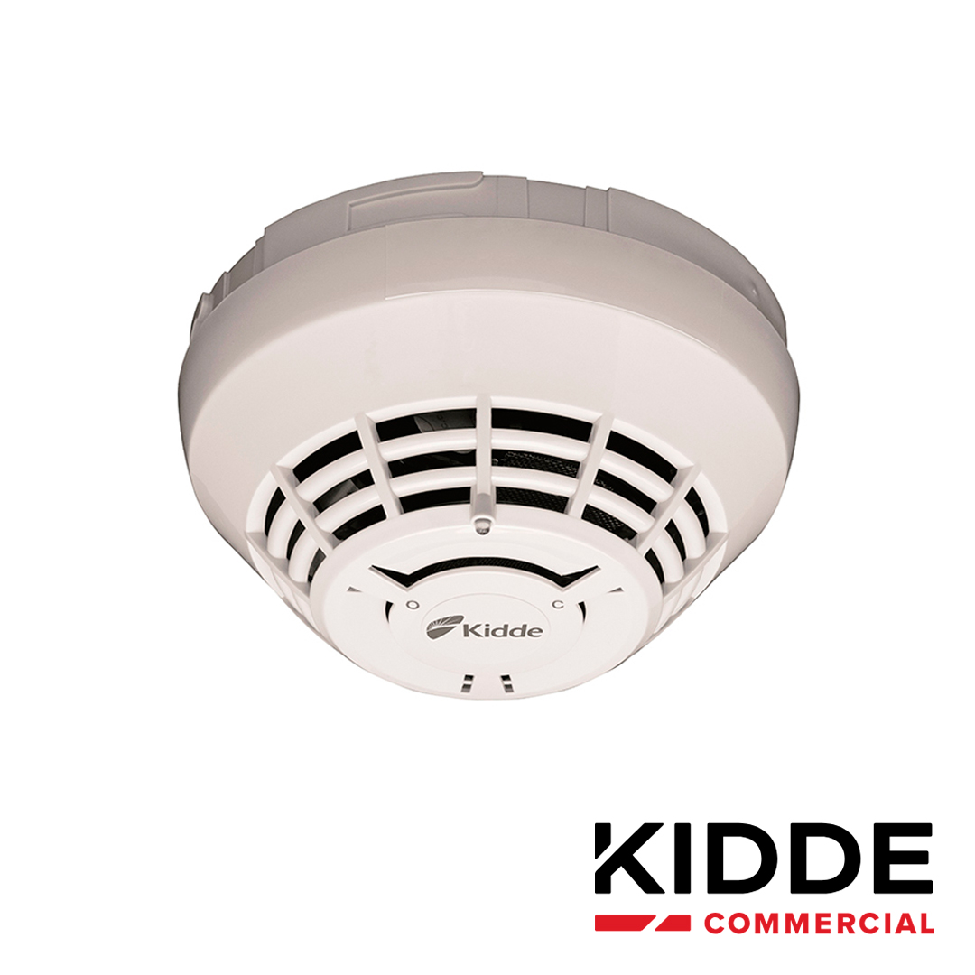 DETECTOR DIRECCIONABLE KIDDE KI-OSD DE HUMO OPTICO MULTICRITERIO, LISTADO UL / ULC / REQUIERE BASE DE LA SERIE KI PARA SU INTEGRACION CON LOS PANELES COMPATIBLES (VS1 Y VS4)