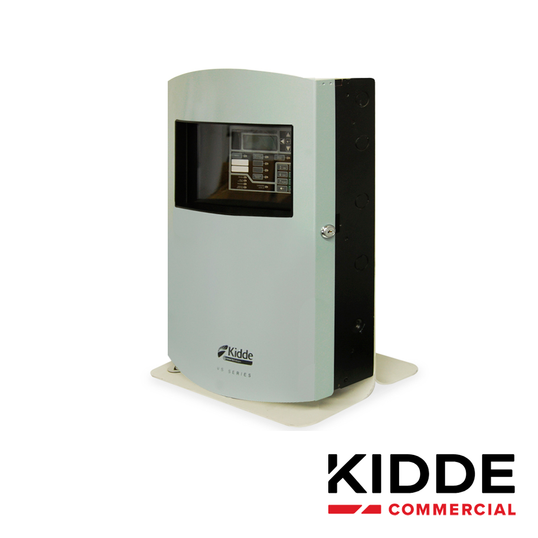 PANEL DE INCENDIO INTELIGENTE KIDDE VS1-G-SP / GRIS / VERSION EN ESPAÑOL, CON 1 LAZO DIRECCIONABLE CLASE A O B PARA HASTA 64 DISPOSITIVOS, 2 NAC CLASE B, ALIMENTACION 110/120 VCA, CAPACIDAD PARA 2 BATERIAS DE 12V 10AH