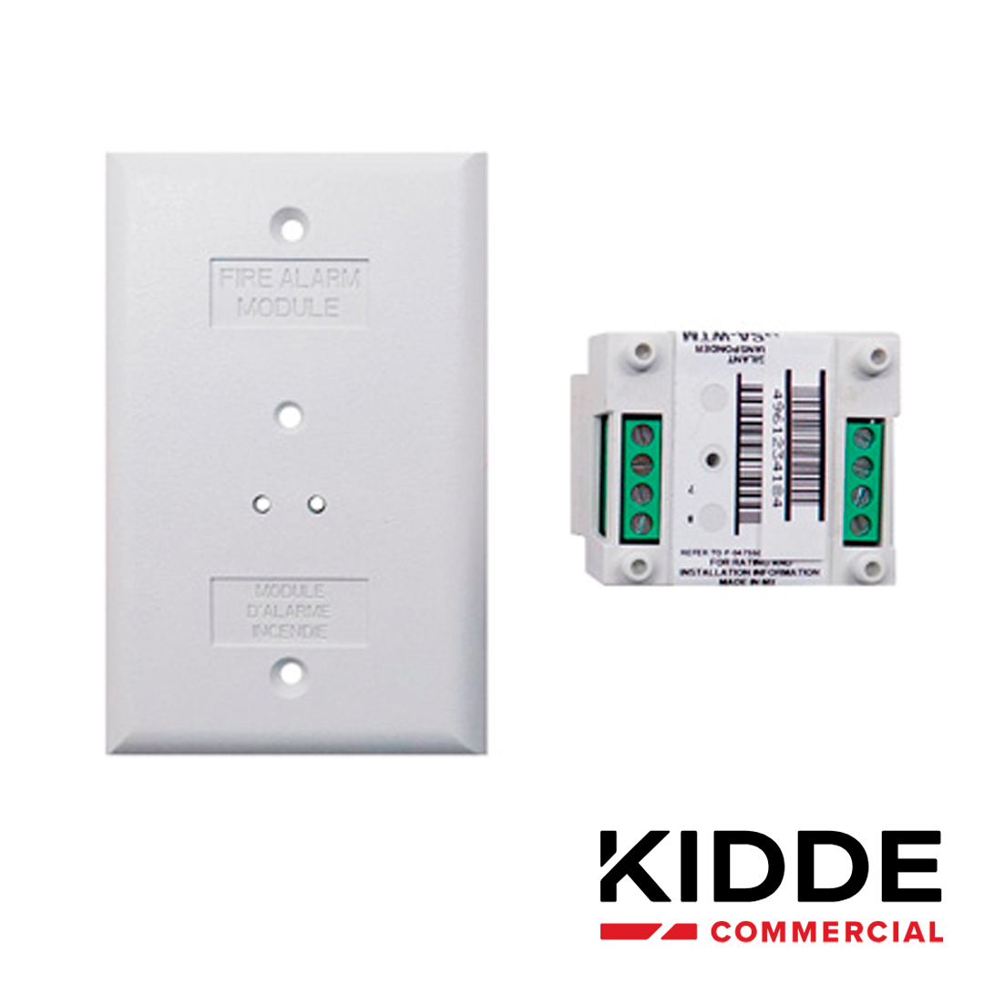 MODULO VIGILANT GSA-WTM DE SUPERVISION DE FLUJO DE AGUA CON DIRECCION ELECTRONICA (SIN SWITCHES) SE INTEGRA EN EL LAZO DE COMUNICACION SLC DE LOS PANELES VS1 Y VS4 DE KIDDE, LISTADO UL, ULC, CSFM, MEA