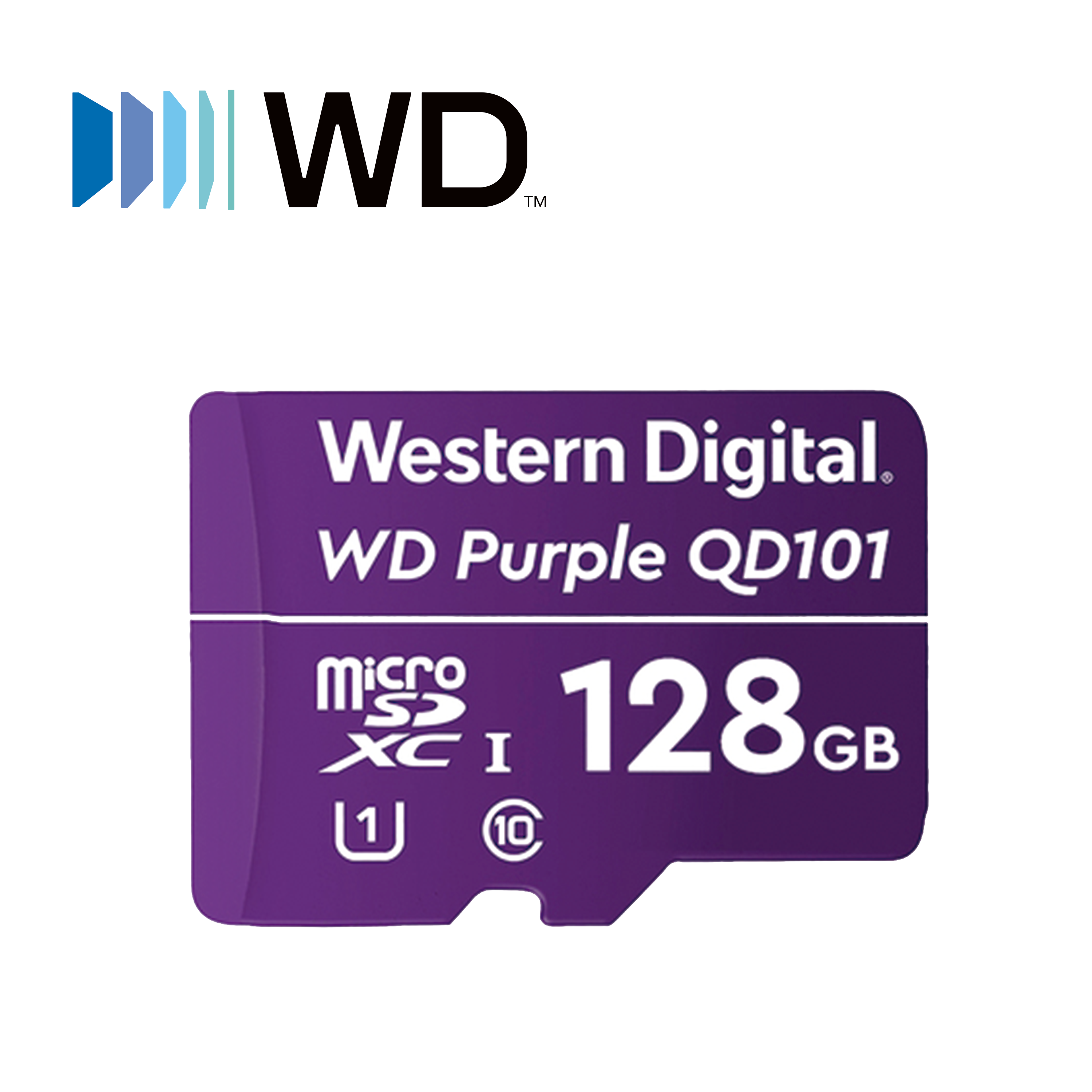 Tarjeta Memoria Micro Sd Xc Wd Purple 128GB Wdd0128g1p0c / Optimizada Para Videovigilancia 24/7 / Alta Resistencia / Opera En Temperaturas De -25 A 85 Grados Centigrados / Especial Para Camaras IP Y DVR Movil