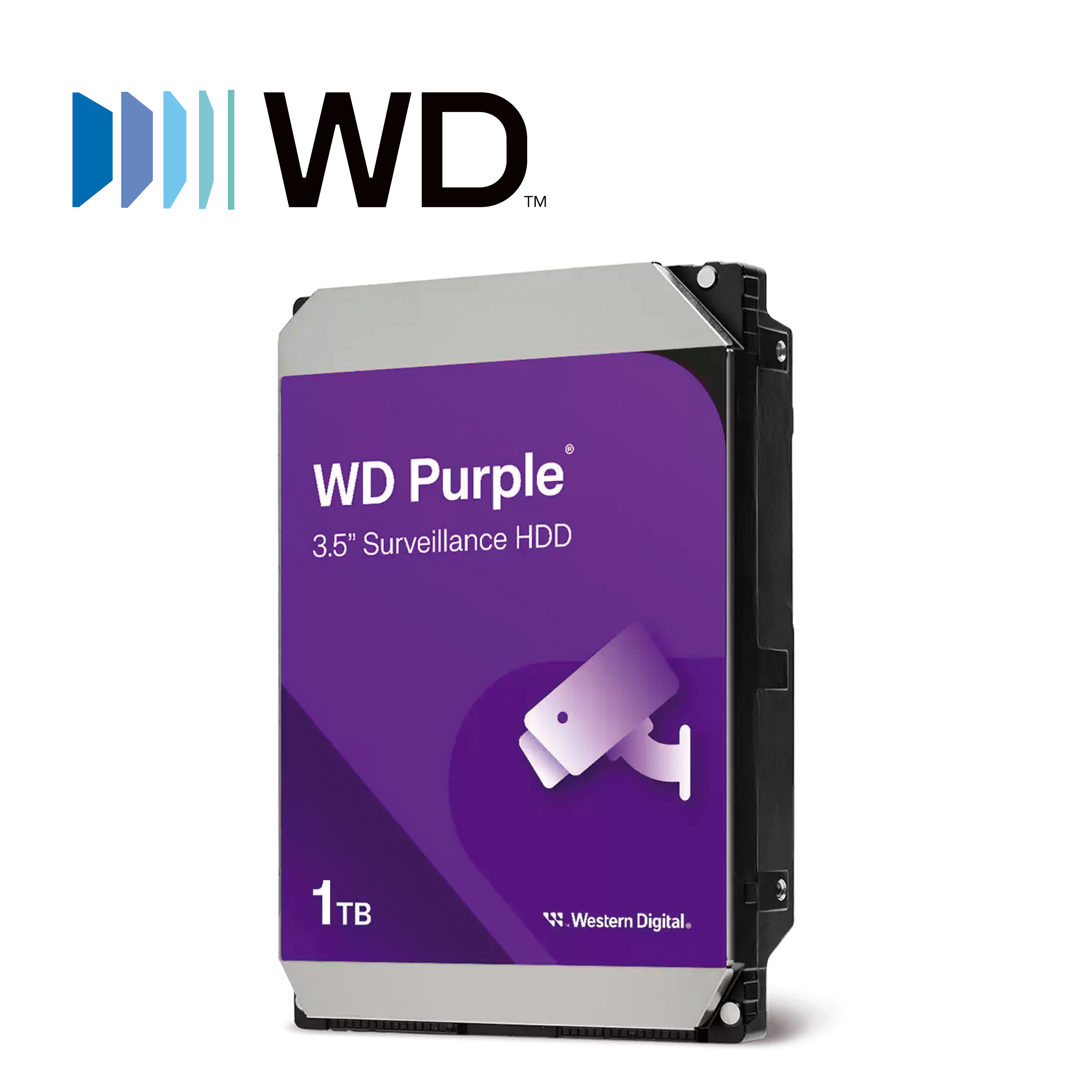 Disco Duro Dd 1TB Sata Wd Purple Wd11purz Optimizado Para Videovigilancia Wd10purz Compatible Con Dvrs Y Nvrs De Cualquier Marca