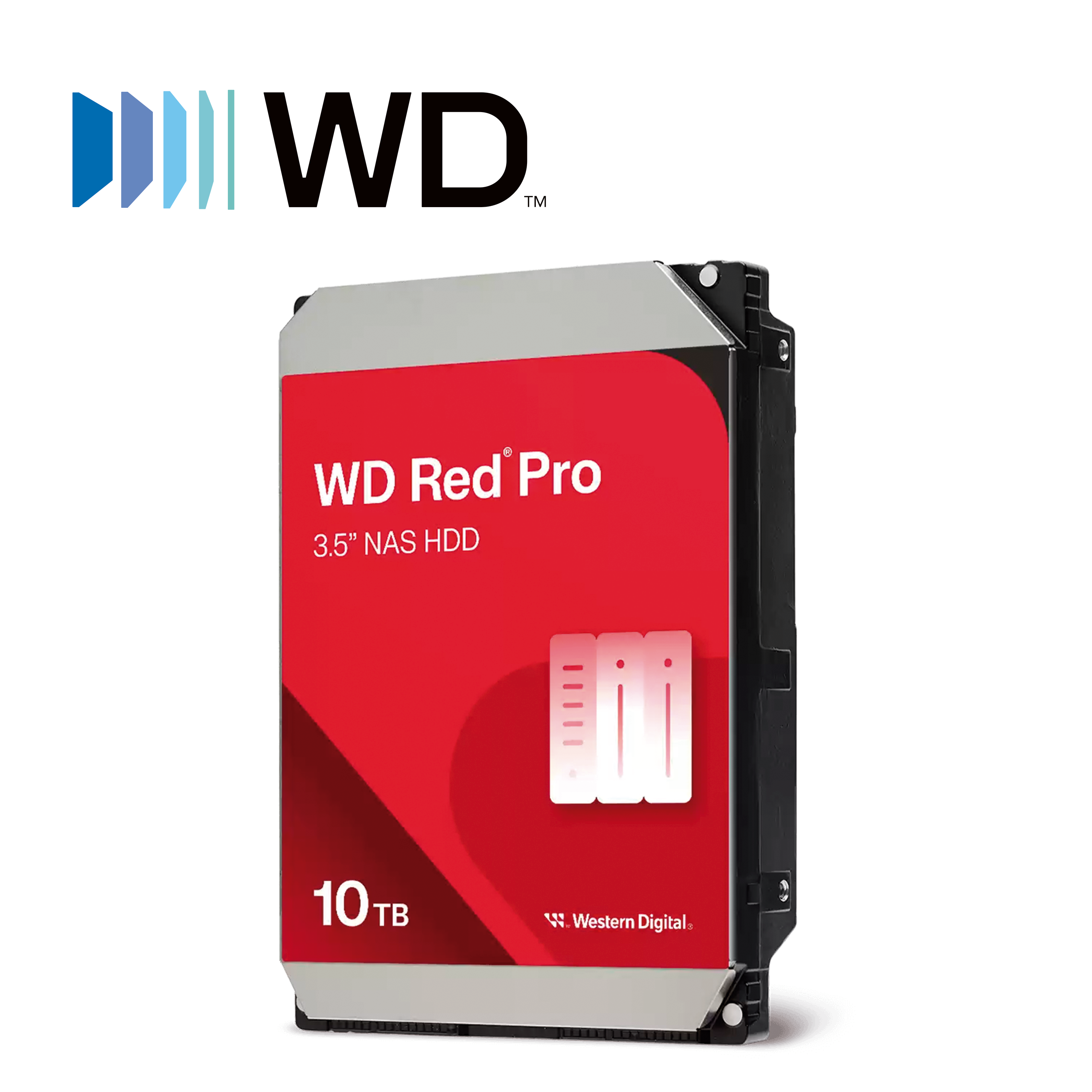 DD DISCO DURO WD102KFBX WD RED PRO 3.5 SATA 10TB CACHE 256MB 7200RMP ESPECIAL PARA ALMACENAMIENTO Y NAS HASTA 24 BAHIAS
