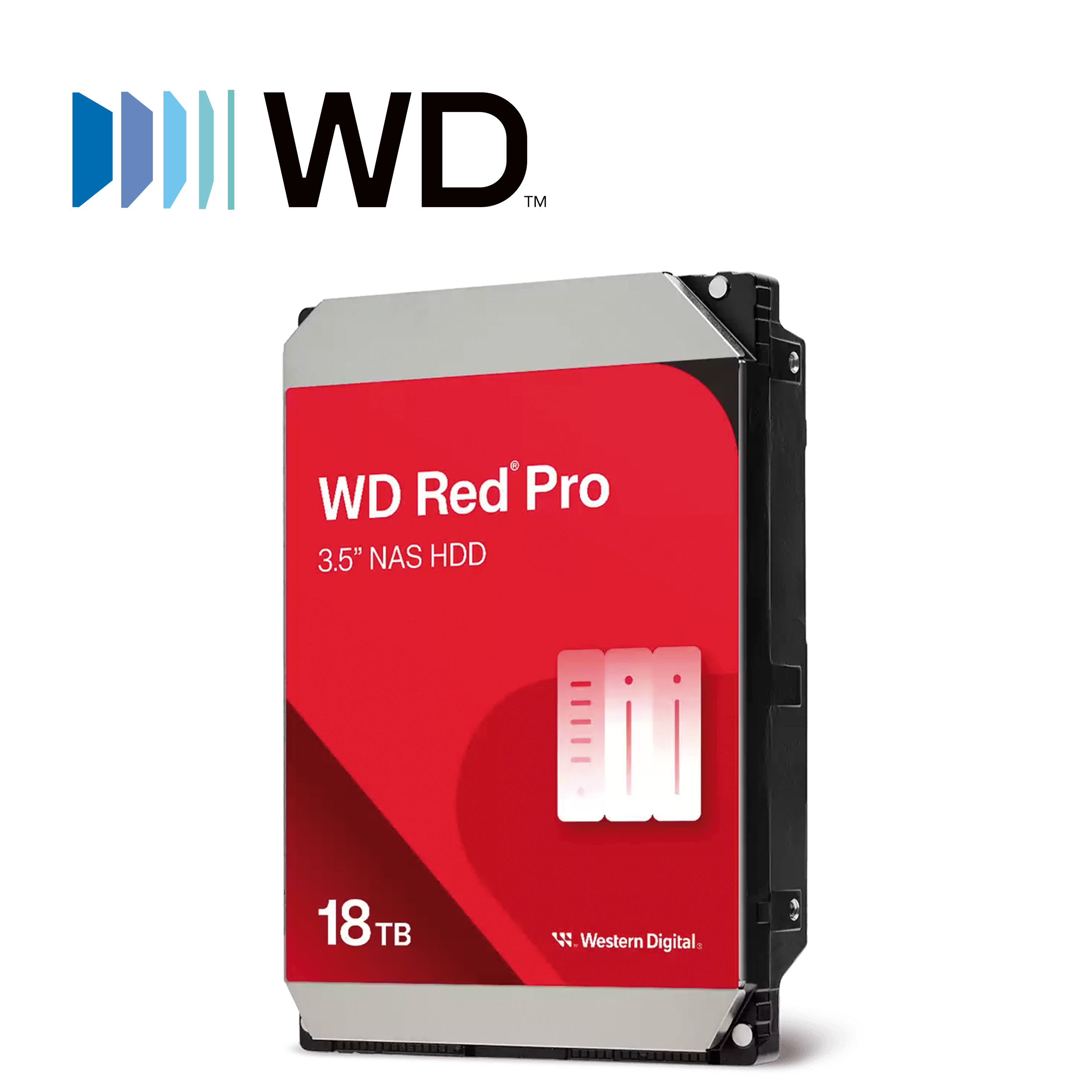 DD DISCO DURO WD181KFGX WD RED PRO 3.5 SATA 18TB CACHE 256MB 7200RMP ESPECIAL PARA ALMACENAMIENTO Y NAS HASTA 24 BAHIAS