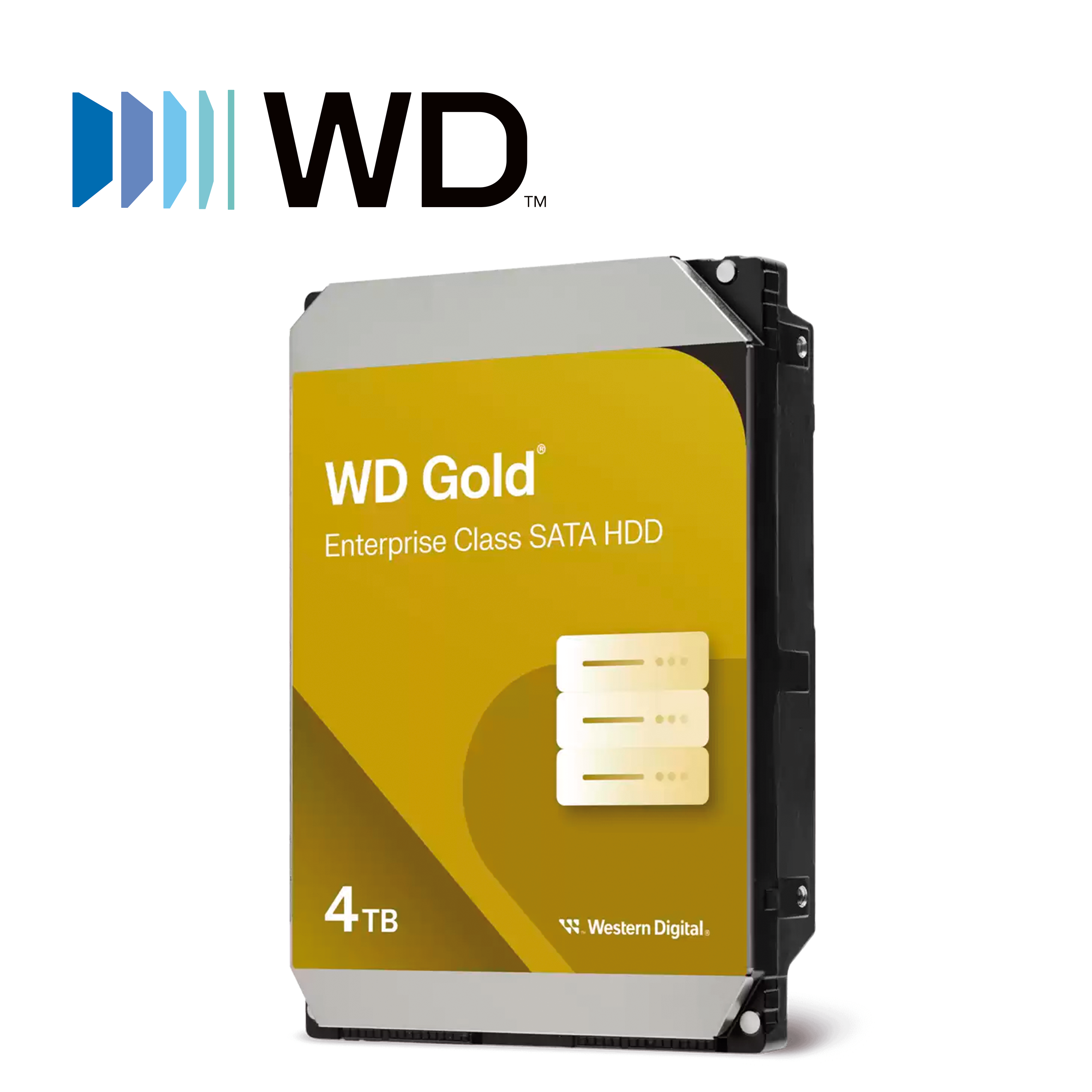 Dd Disco Duro 4TB Wd4004fryz Wd Gold 3.5 Pulgadas Sata 7200 Rpm Cache 256MB 24X7 Hotplug Para Nas NVR Y Servidor