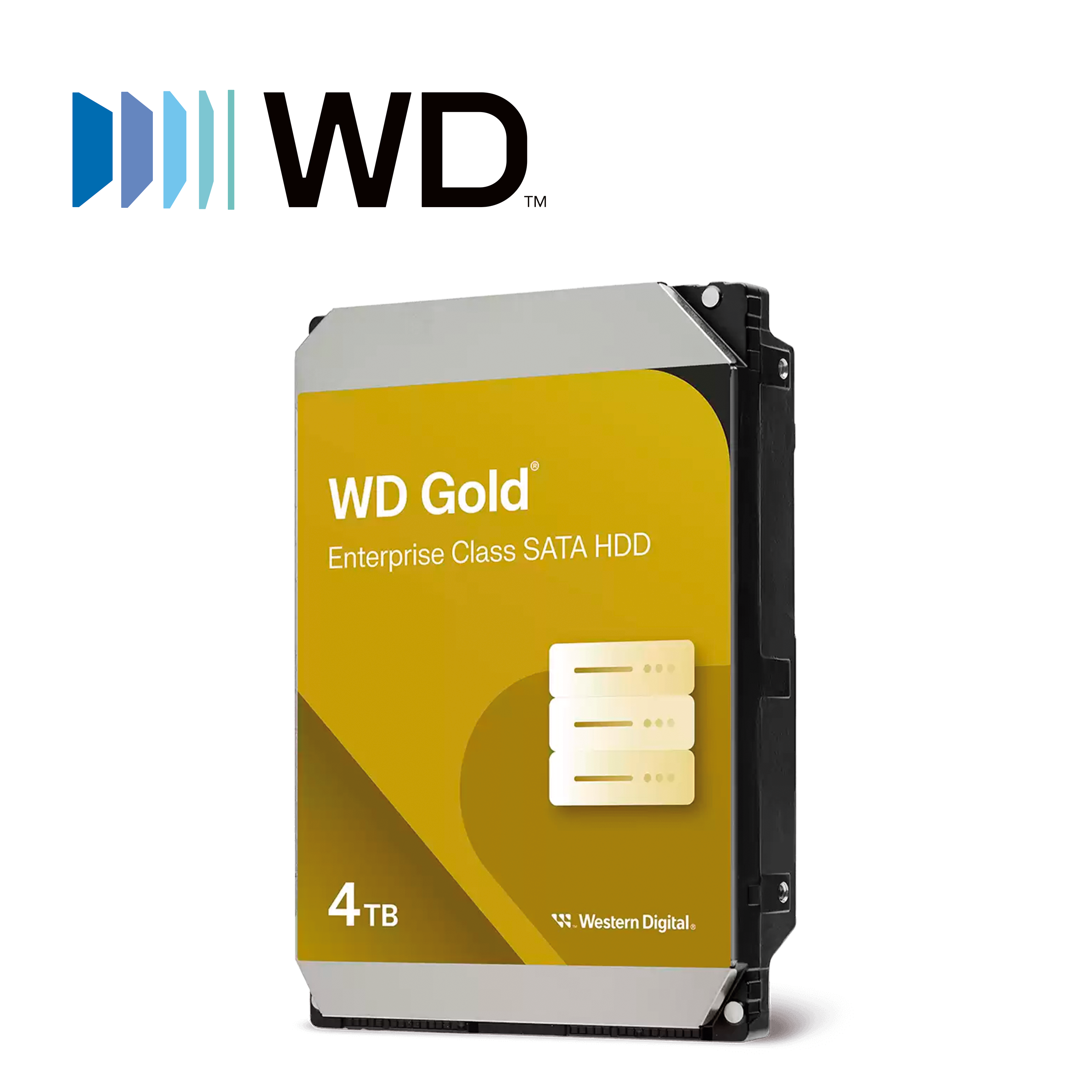 Dd Disco Duro 4TB Wd4003fryz Wd Gold 3.5 Pulgadas Sata 7200 Rpm Cache 256MB 24X7 Hotplug Para Nas NVR Y Servidor