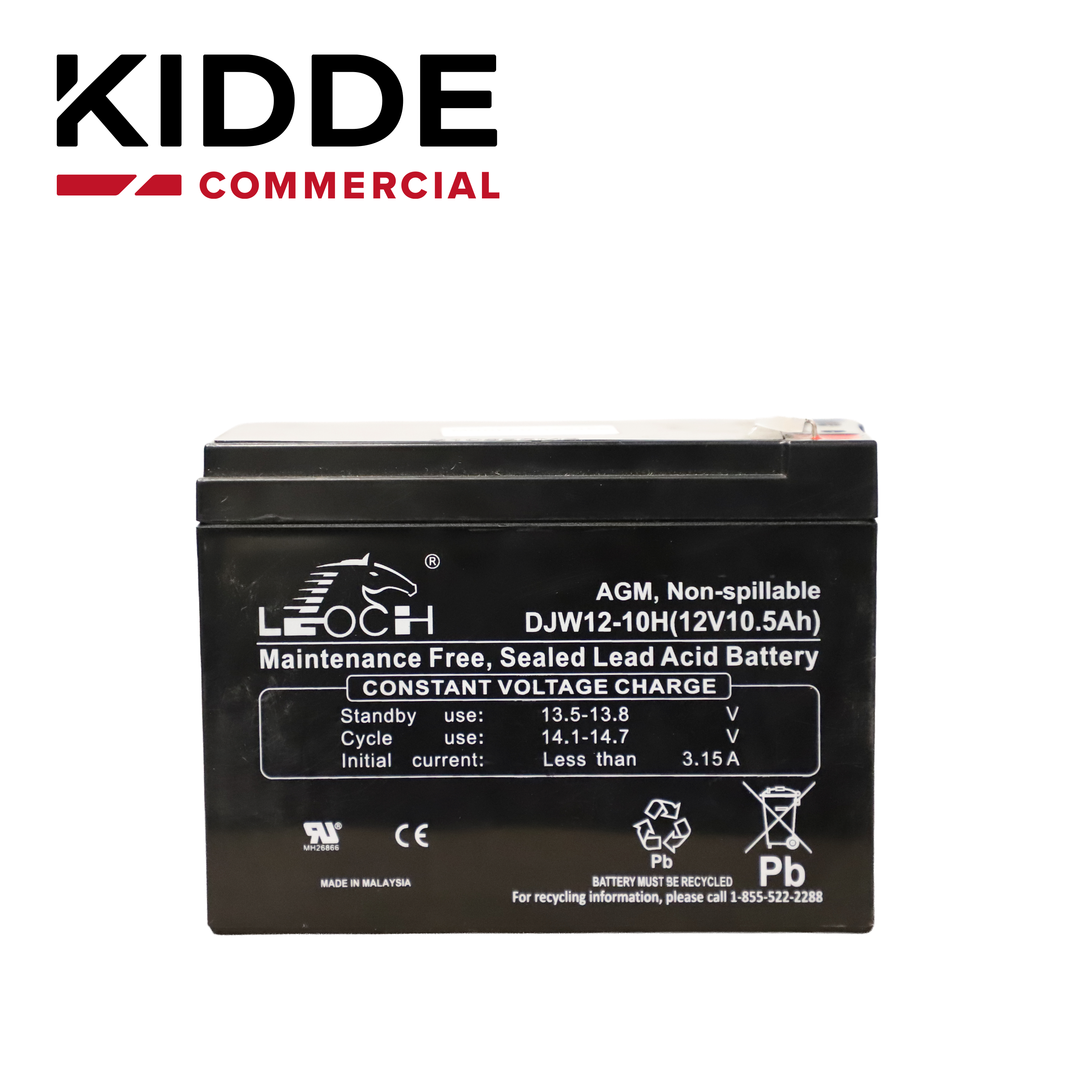 BATERIA DE RESPALDO 12V10A DE ALTA DENSIDAD ENERGETICA Y BAJO MANTENIMIENTO 12V 11AH VIGILANT IDEAL PARA LOS PANELES VS1 VS4 Y LA FUENTE BPS6A