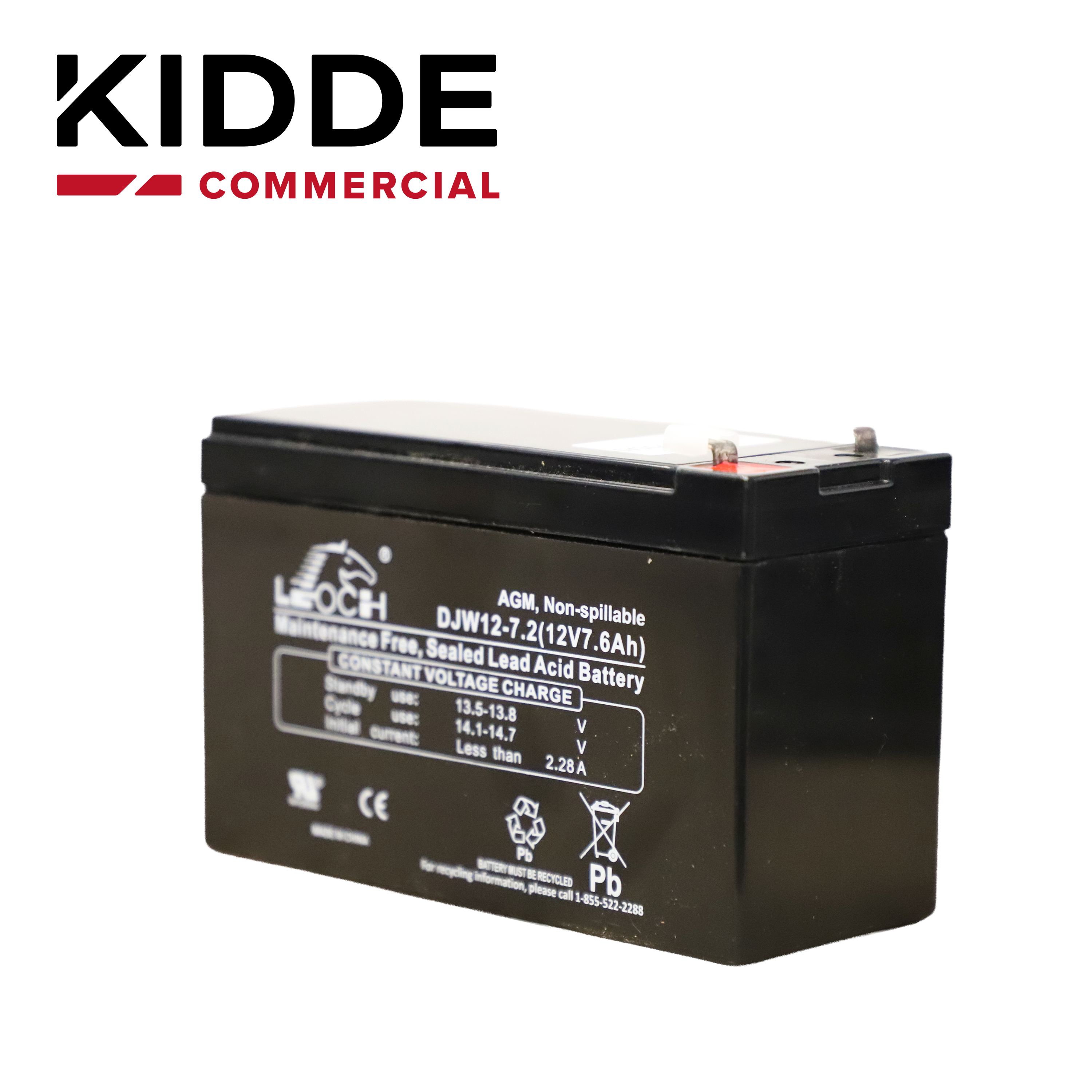 BATERIA DE RESPALDO 12V6A5  DE ALTA DENSIDAD ENERGETICA Y BAJO MANTENIMIENTO 12V 7.2 AH  IDEAL PARA LOS PANELES VS Y VM Y FUENTES AUXILIARES KIDDE