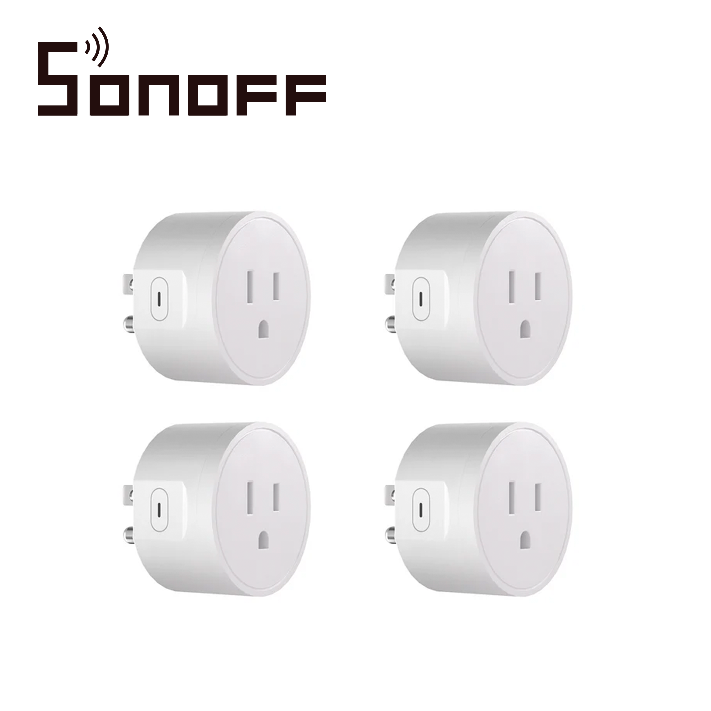 Contacto On/off Sonoff S41stpb /paquete De 4 Piezas /matter/ Wifi/ Soluciones Smart Home / Compatible Con Google Home/ Alexa / Apple Home / Home Assistant