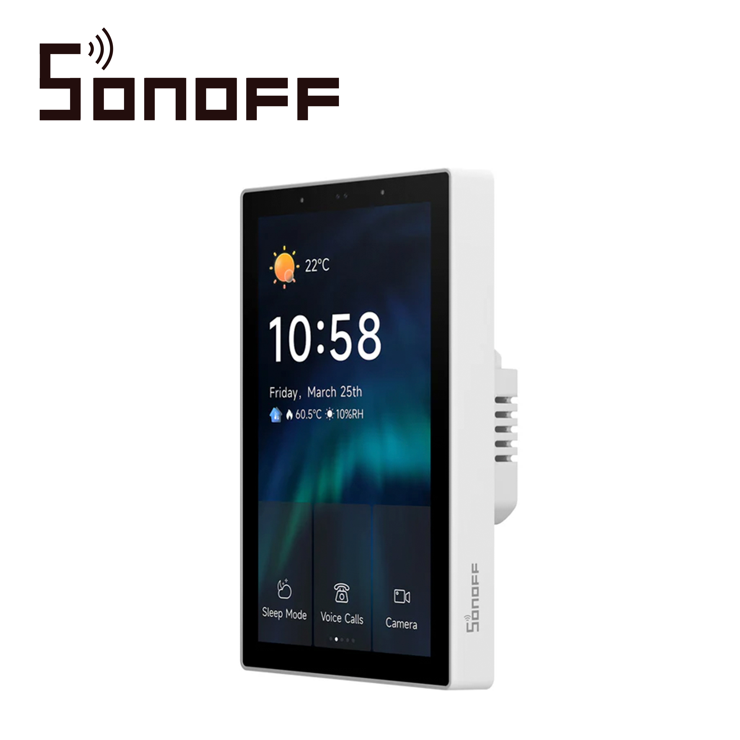 Panel De Control Para Casa Inteligente Sonoff Nspanel120pw/ Color Blanco/ Pantalla Touch De 4.7 Pulgadas / Hub Zigbee 3.0 Integrado / Agrega Dispositivos Zigbee Directamente Desde La Pantalla/ Compatible Con Asistentes De Voz