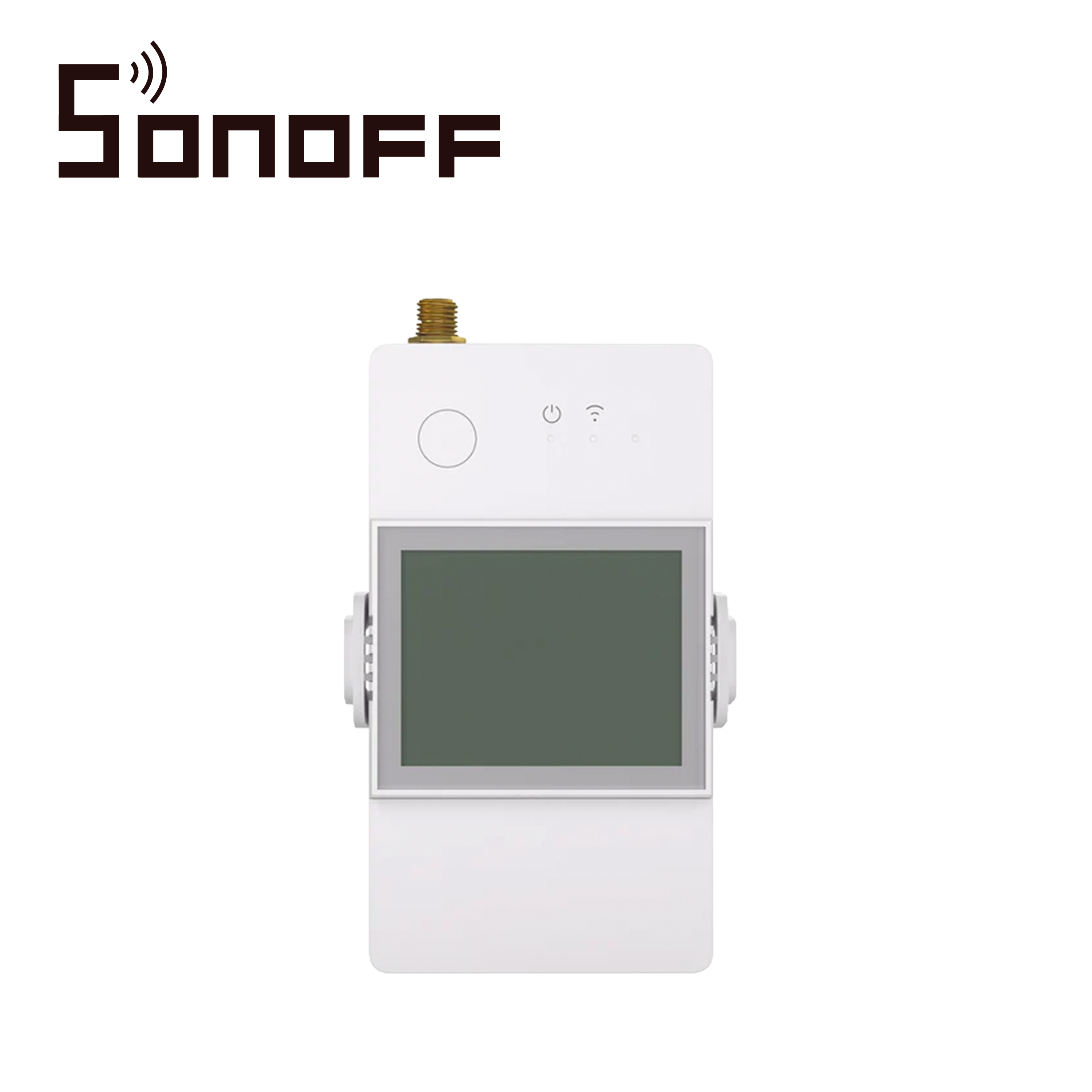 Medidor De Energia Sonoff Powct / Permite Medir Corrientes Hasta De 100 Amp Sin Tocar Cables Activos / Diseño De Abrazadera Para Medir La Energia / Permite Medir Voltaje / Corriente / Potencia