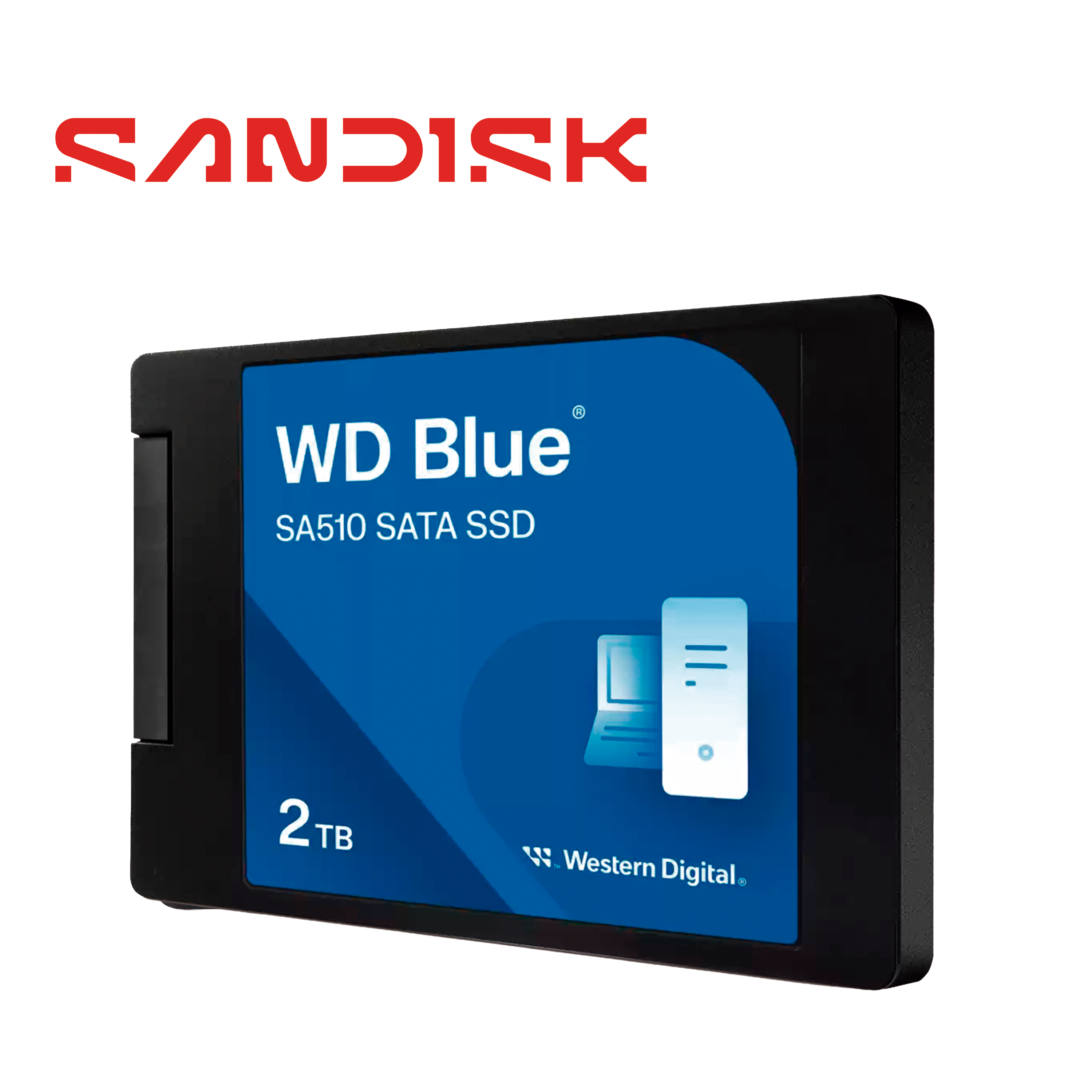 Ssd Wd Serie Blue Wds200t3b0a2 / 2 TB Sata Iii De 6 Gb/s / Ff 2.5 Pulgadas / Resistencia Tbw 500