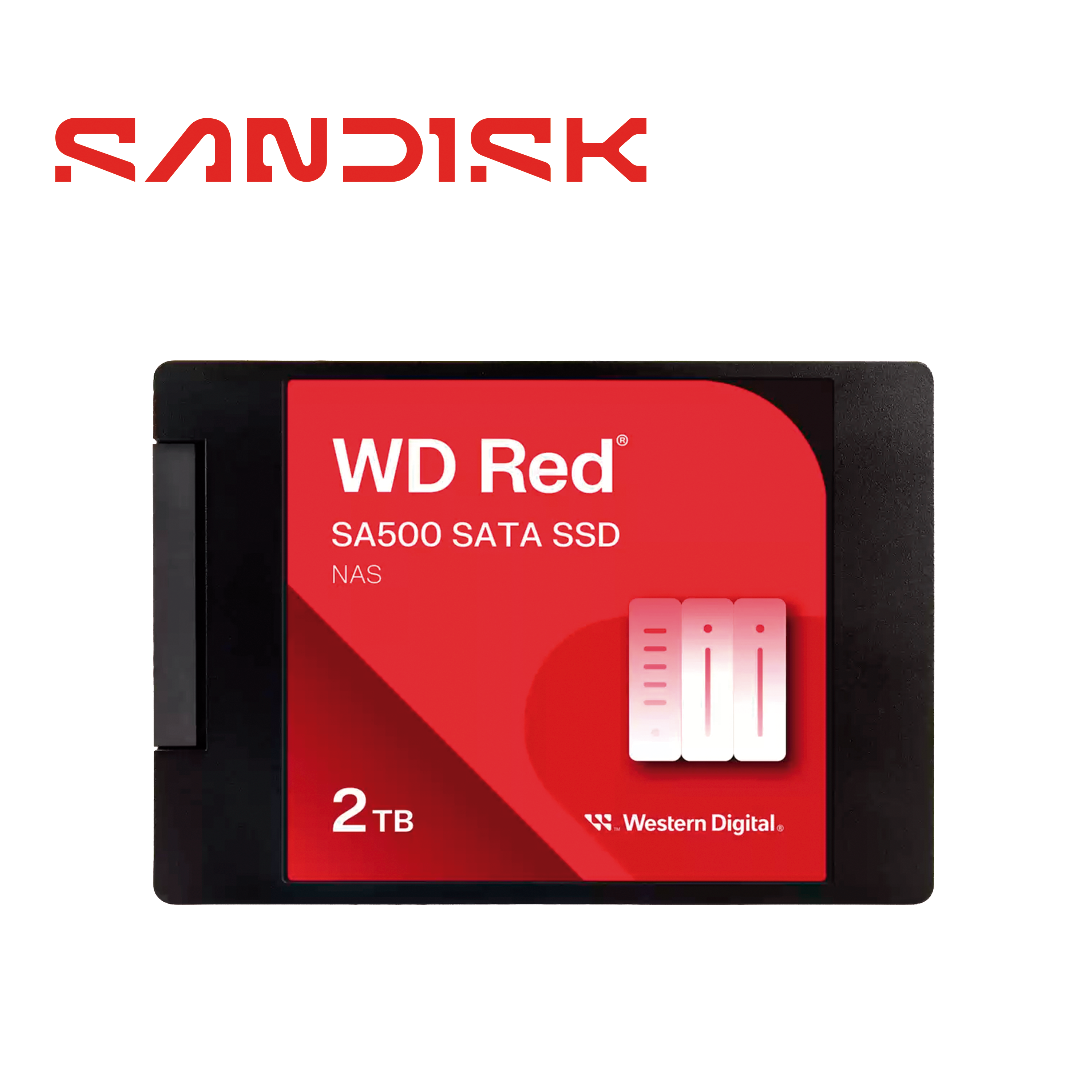 Ssd Western Digital Serie Red Wds200t2r0a 2 TB Sata Iii Ff 2.5 Pulgadas Tbw 1300