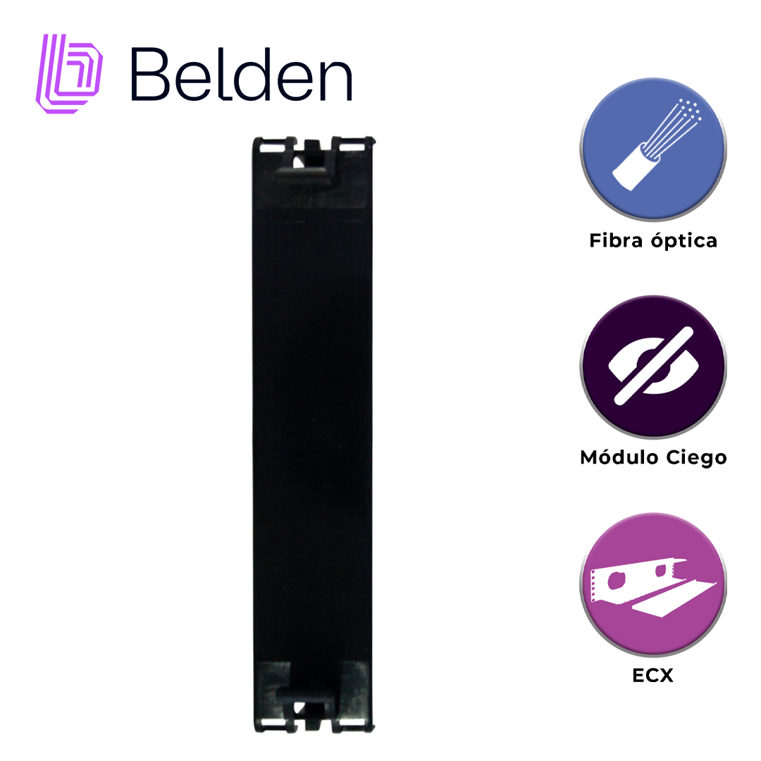 PLACA CIEGA FX ECX BELDEN FFZX00BB / FIBEREXPRESS