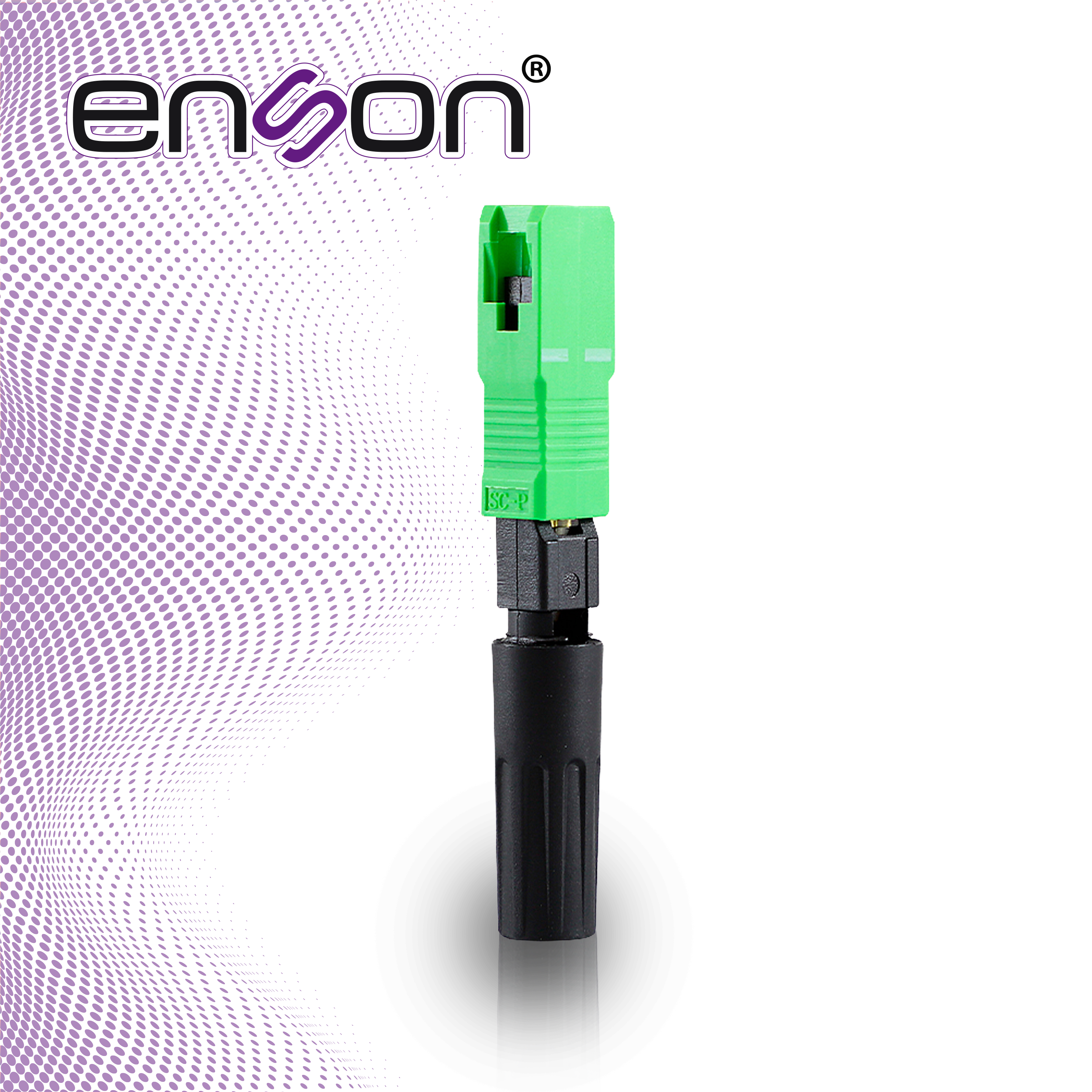 CONECTOR RAPIDO PARA FIBRA OPTICA ENSON ENS-FASTCON TIPO SC APC 