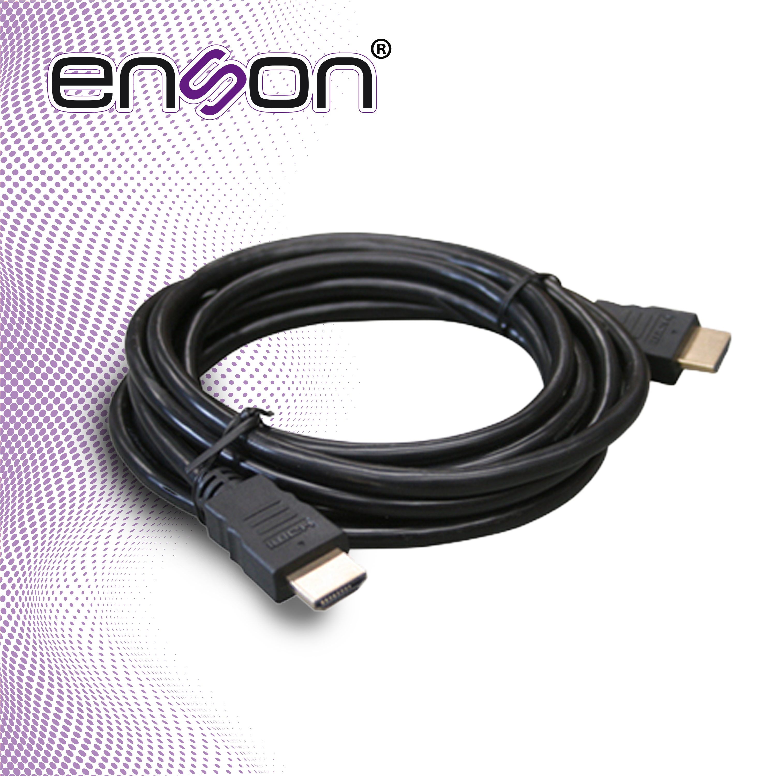 Cable De Video HDMI Enson Ens-hdmicb5m 5MT Macho-macho Version 1.2 Recomendado Para Sistemas De Video Vigilancia