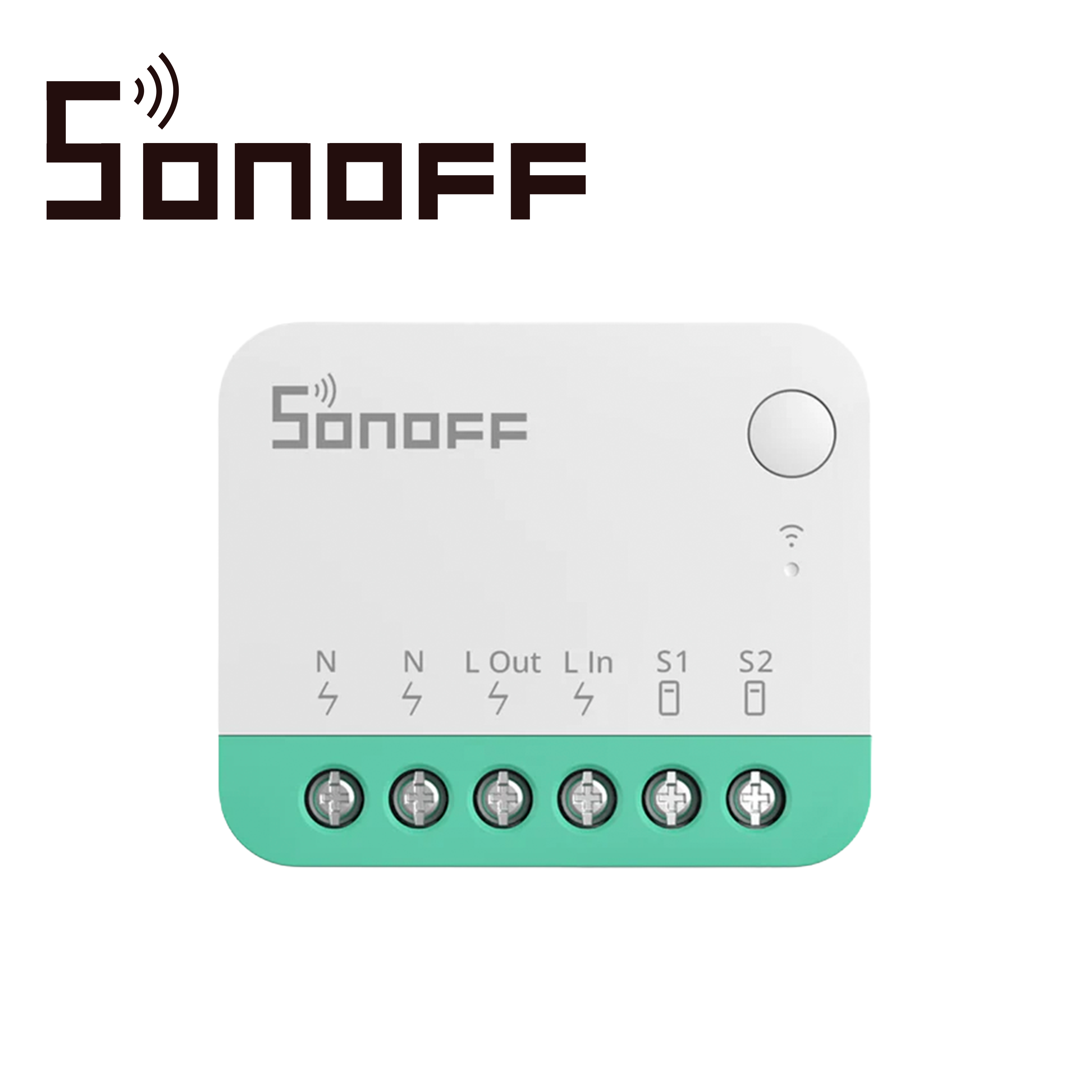 Mini Interruptor Inwall On/off Sonoff Minir4m / Wifi 2.4GHZ/ Matter / Controla Un Apagador / Solucion De Smart Home / Compatible Con Google Home / Alexa / Apple Home /corriente Maxima 10 Amp