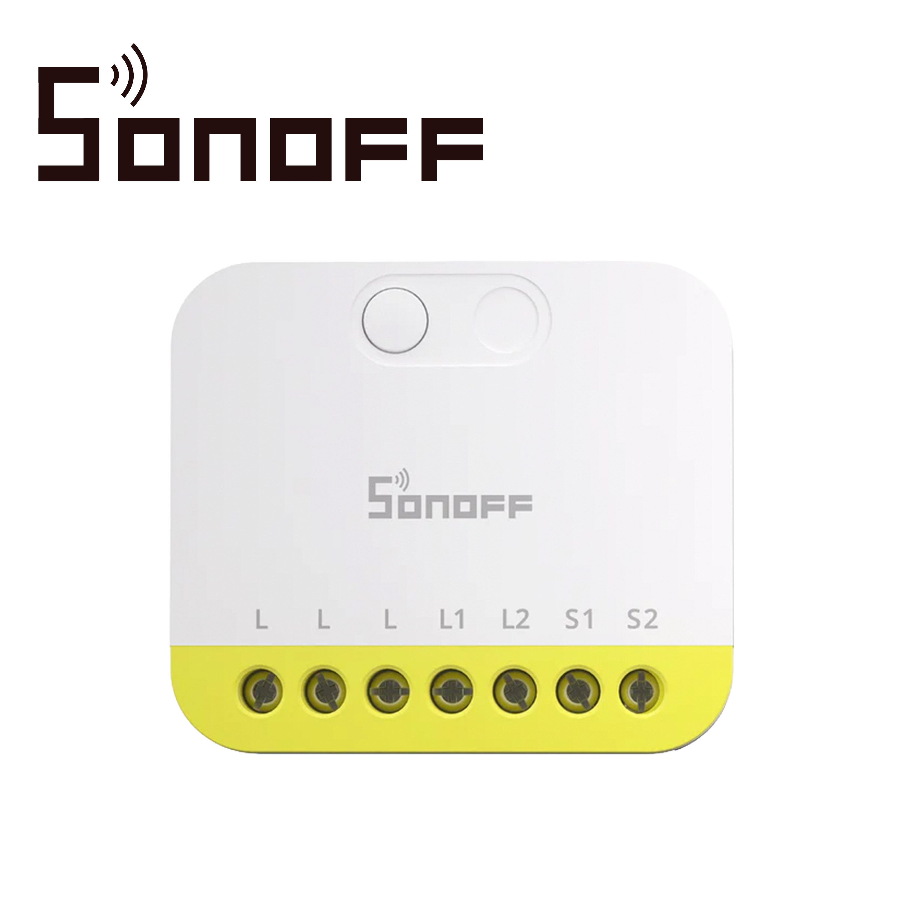 Mini Interruptor Inalambrico Sonoff Mini-zb2gs-l / Zigbee 3.0 / Con 2 Canales Independientes / No Necesita Neutro / Carga Total De 12 Ampere / Necesita Hub Zigbee
