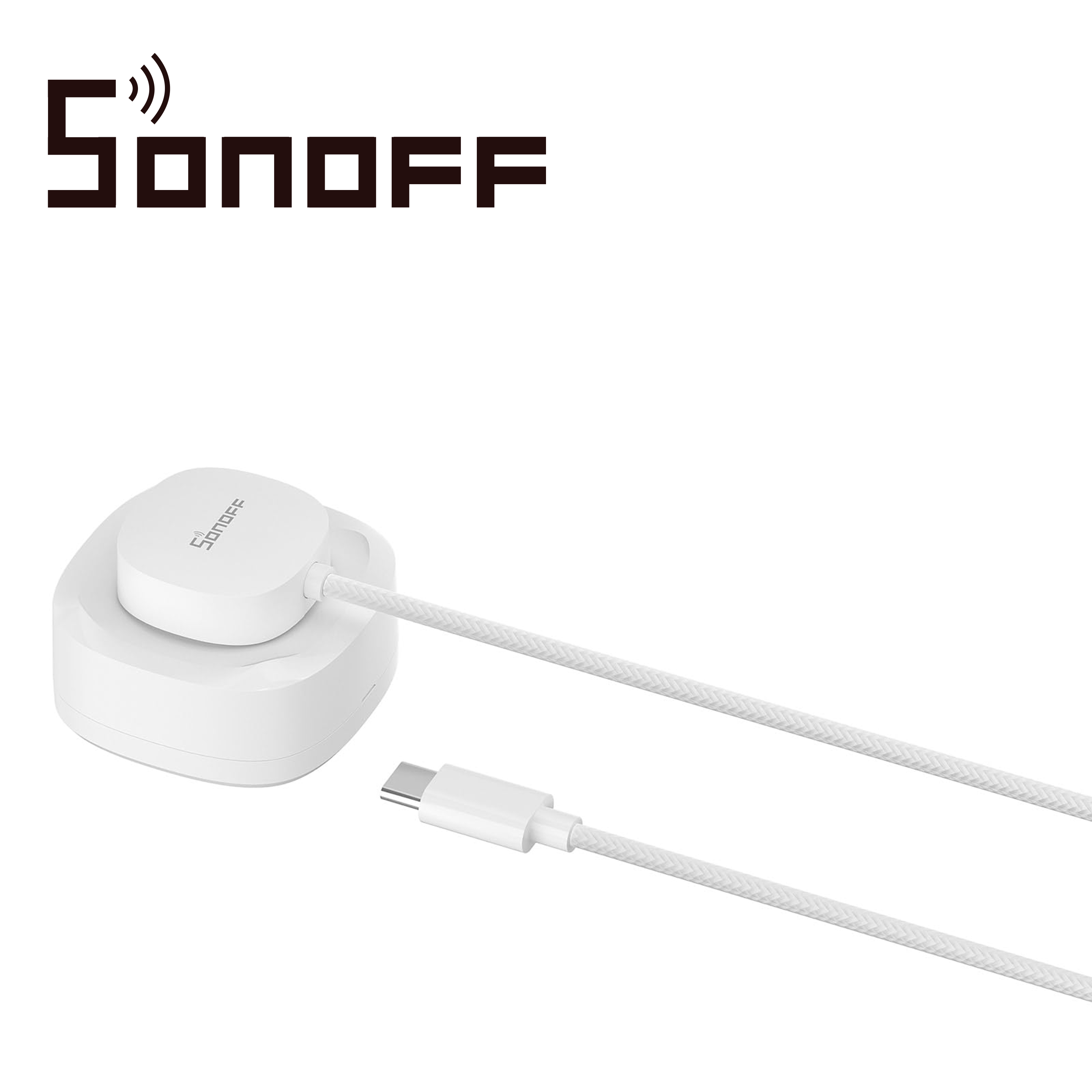 Sensor De Fuga De Agua Sonoffsnzb-05p / Zigbee3.0/ Para Soluciones De Smart Home / Compatible Con Alexa / Google Home / Home Assistant