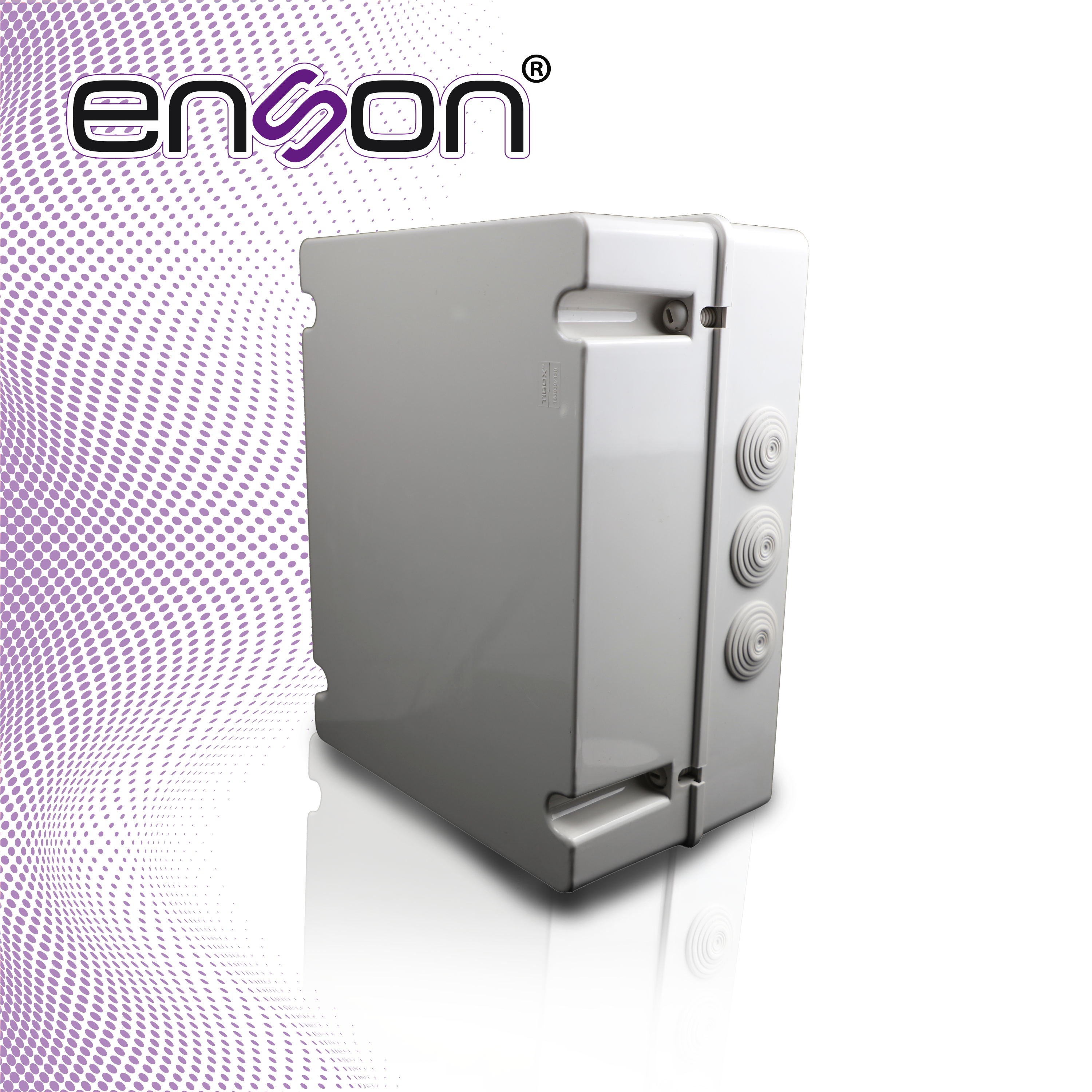 Caja Plastica Rectangular Enson Ens-nem30 Fabricada En Plastico Abs Gris / Medidas 300 × 380 × 180 Mm / Grado De Proteccion Ip55 / Tapa Fijada Con Tornillos Plasticos Para Mayor Hermeticidad / Disenada Para Instalaciones Electricas Y Electronicas / Compatible En Glandula Ens-cg40