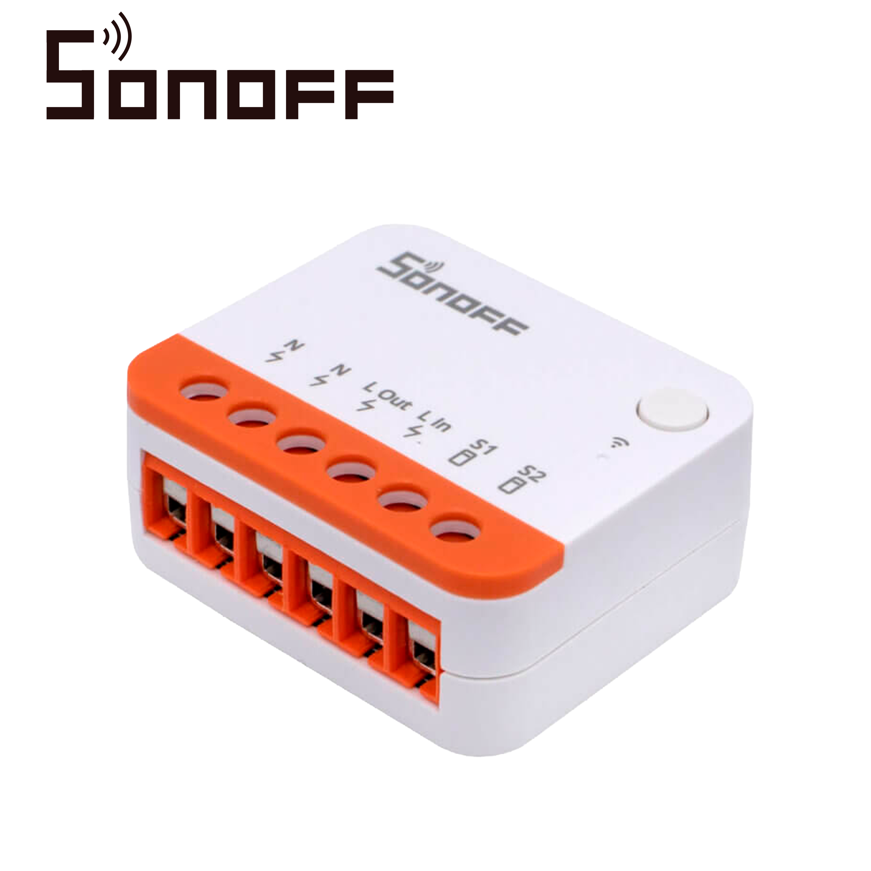 Mini Interruptor Inwall On/off Sonoff Minir4 / Wifi 2.4GHZ / Controla 1 Apagador / Solucion De Smart Home Con Temporizador / Compatible Ios-android-alexa-google Home-ifttt