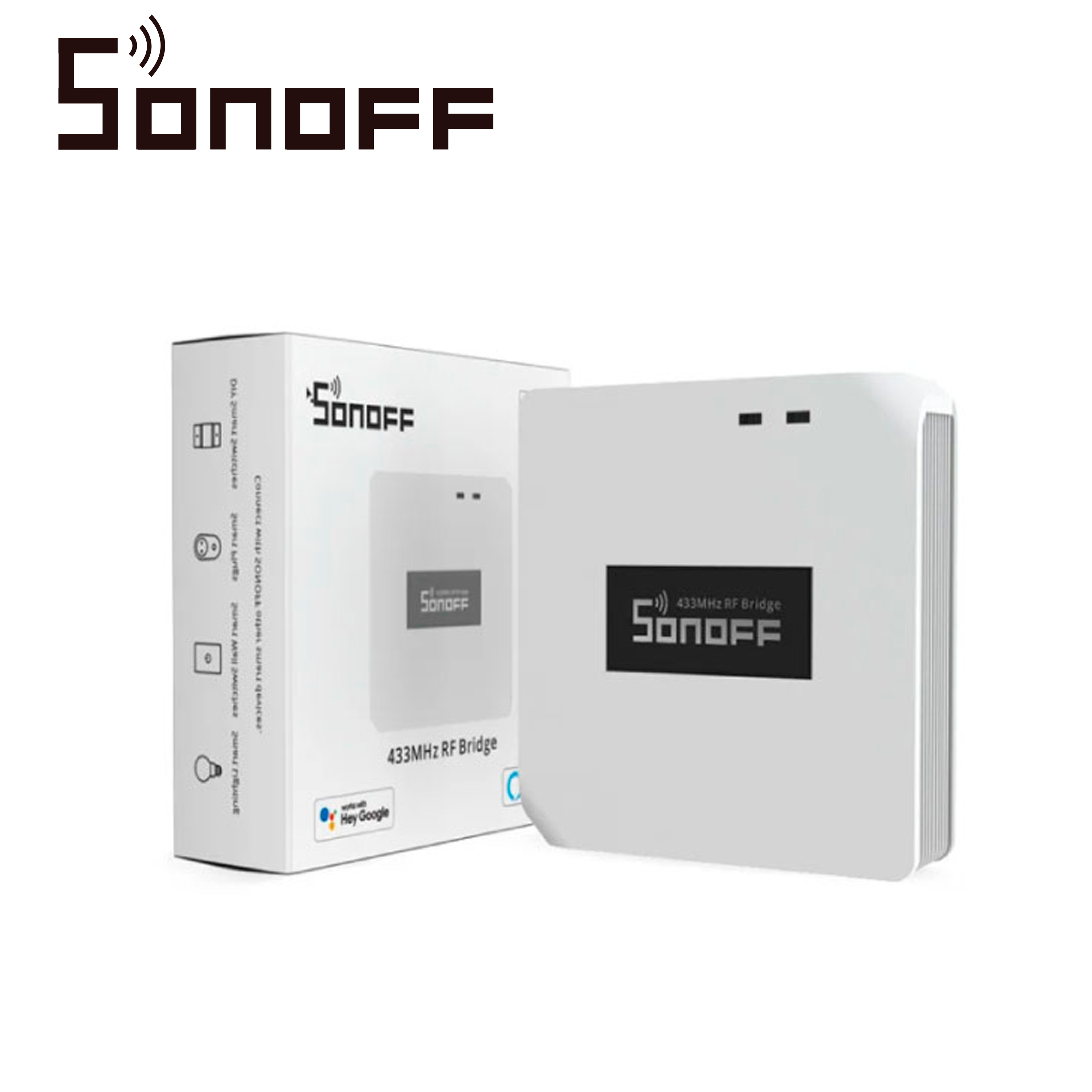 Comunicador Rf Sonoff Rf Bridger2 Inalambrico Wifi Compatible Con Alexa/google Home/nest/ifttt Wifi 2.4GHZ Compatible Con Hasta 64 Dispositivos Rf 433 Mhz