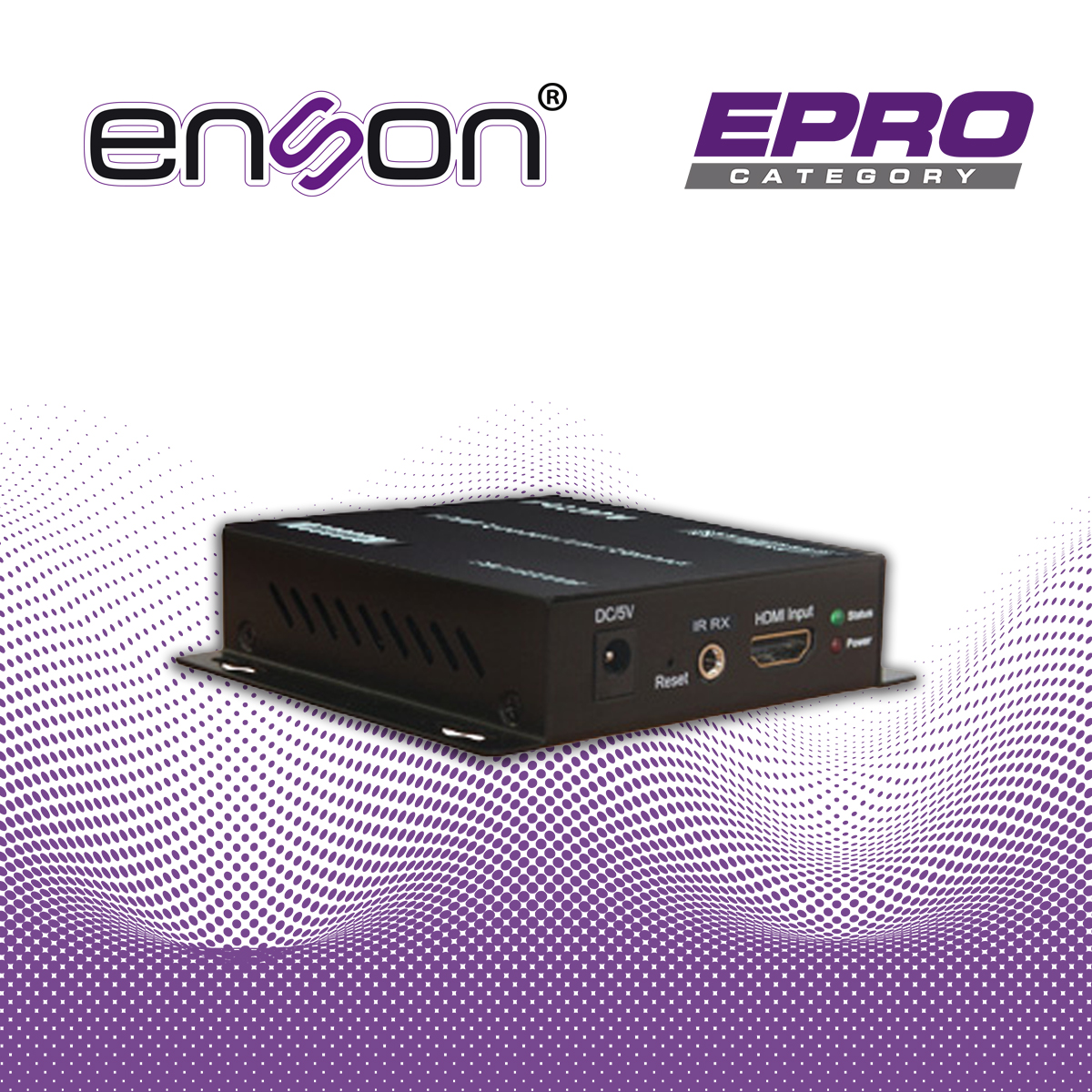 EXTENSOR HDMI ENSON ENS-HE8200R MODULO RECEPTOR IDEAL PARA SOLUCIONES DE TRANSMISION DE VIDEO Y AUDIO POR PROTOCOLO IP UNO A VARIOS REQUIERE MODULO TRANSMISOR ENS-HE8200T