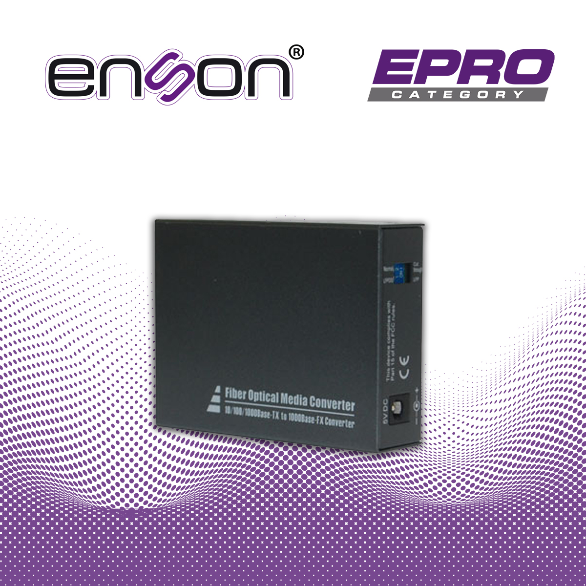 CONVERTIDOR DE FIBRA ENSONDC 100 SFP 10/-MC100SFP 10/100/1000 SFP/UTP PARMC100SFP FUENTES DE PODER Y SISTEMAS DE FIBRA