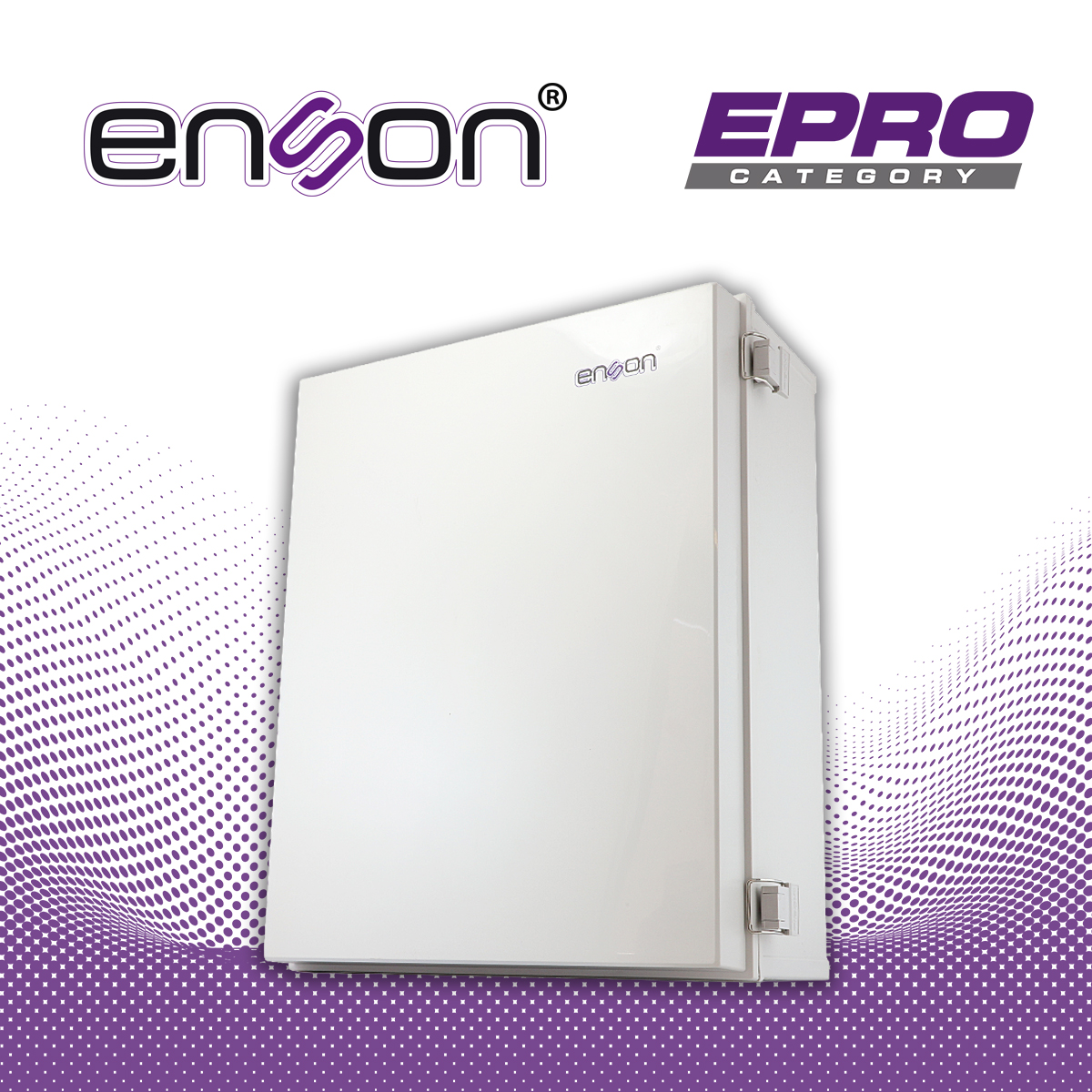 GABINETE TIPO NEMA ENSON ENS-PCE4050 DE POLYESTER 500X400X200MM IP66 / NEMA4 IDEAL PARA INSTALACION Y RESGUARDO DE EQUIPOS ELECTRONICOS EN INTEMPERIE