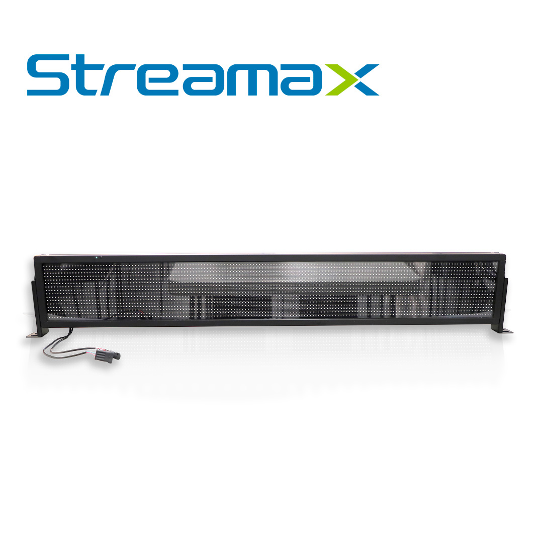 ANUNCIADOR DISPLAY STREAMAX ANDLED-FRONT / 18-32 VCD / 135.3 X 21 X 5 CM / VISIBILIDAD 2-80M
