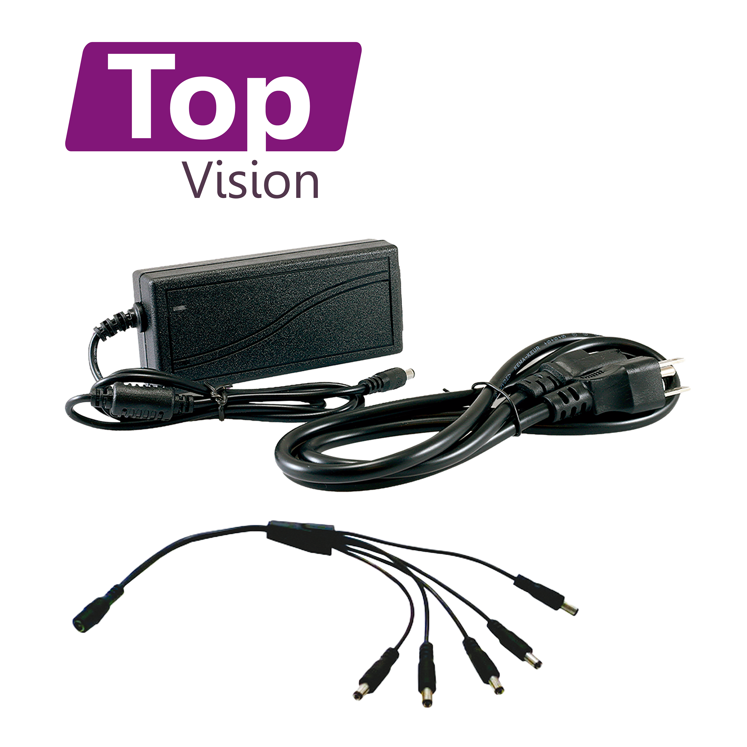 Kit 4X4 Top24adlkit Topvision Incluye 1 DVR Xvr-204ai 4CH 1080 Lite Audio Por Coaxial O UTP / Analitica Basica Integrada Smd / Cruce De Linea / Intrusion / Deteccion De Objetivo + 4 Camaras HD Topvision Bullet Tbdl202a 2MP 2.8MM Luz Dual / Microfono Integrado / Carcasa Plastica / Ip67 / 12VCD + 4 Cables Preponchados Bnc/alimentacion 18M + Fuente De Poder + Distribuidor De Energia Imagen A Color 24/7 **sin Hdd**