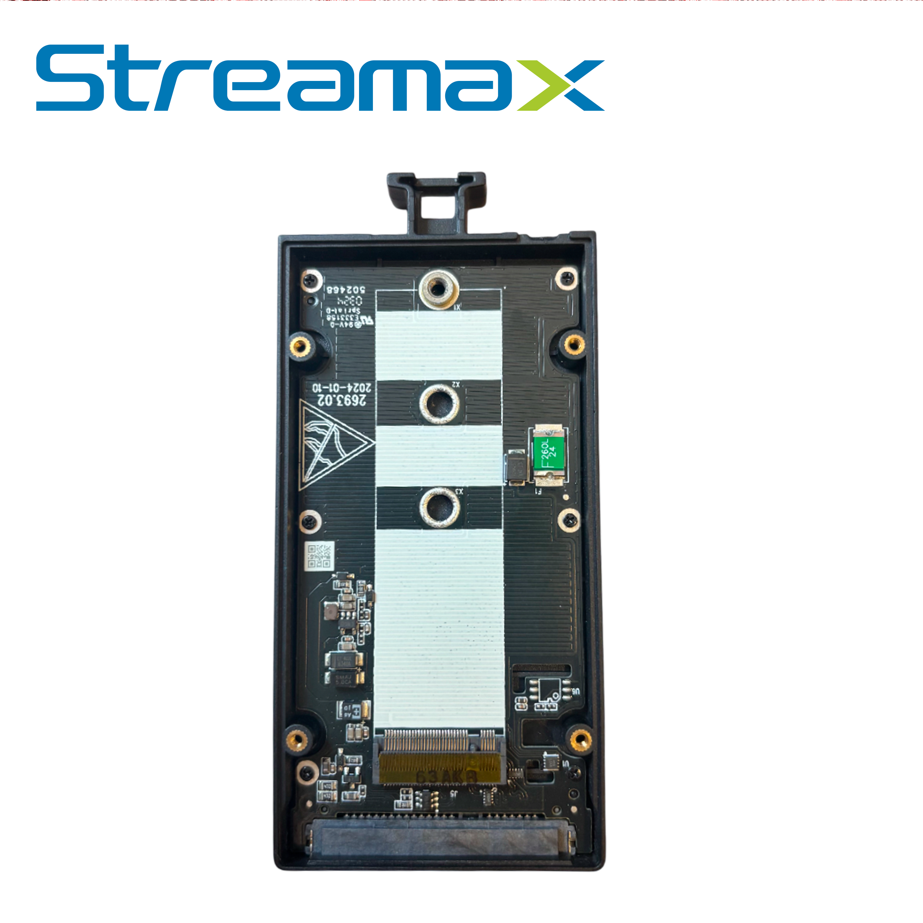 Bandeja Caddy Para Disco Duro Streamax Ssd Case M1n2.0 / Compatible Con Mdvr M1n2.0