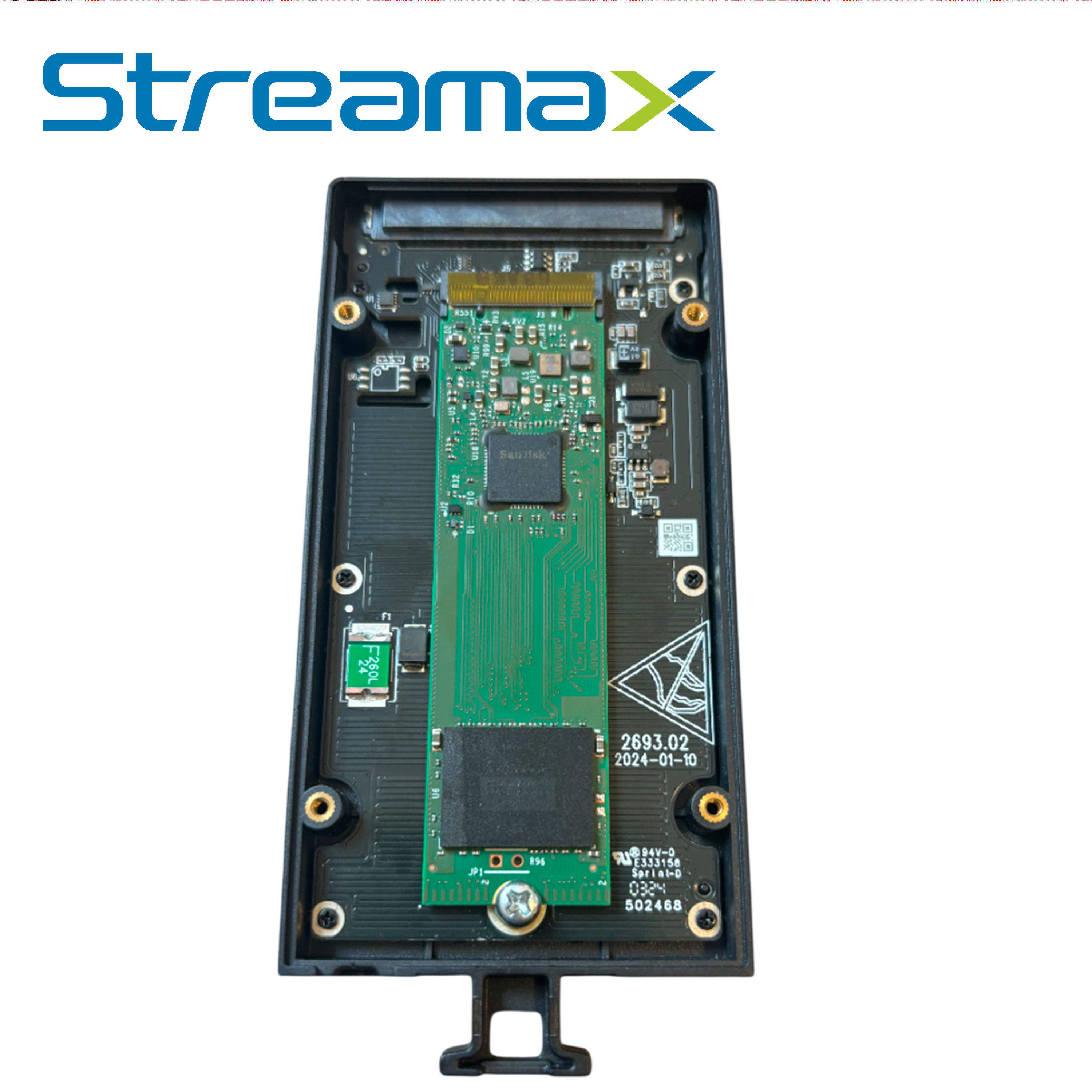 Bandeja Caddy Para Disco Duro Streamax Ssd Case M1n2.0 / Compatible Con Mdvr M1n2.0