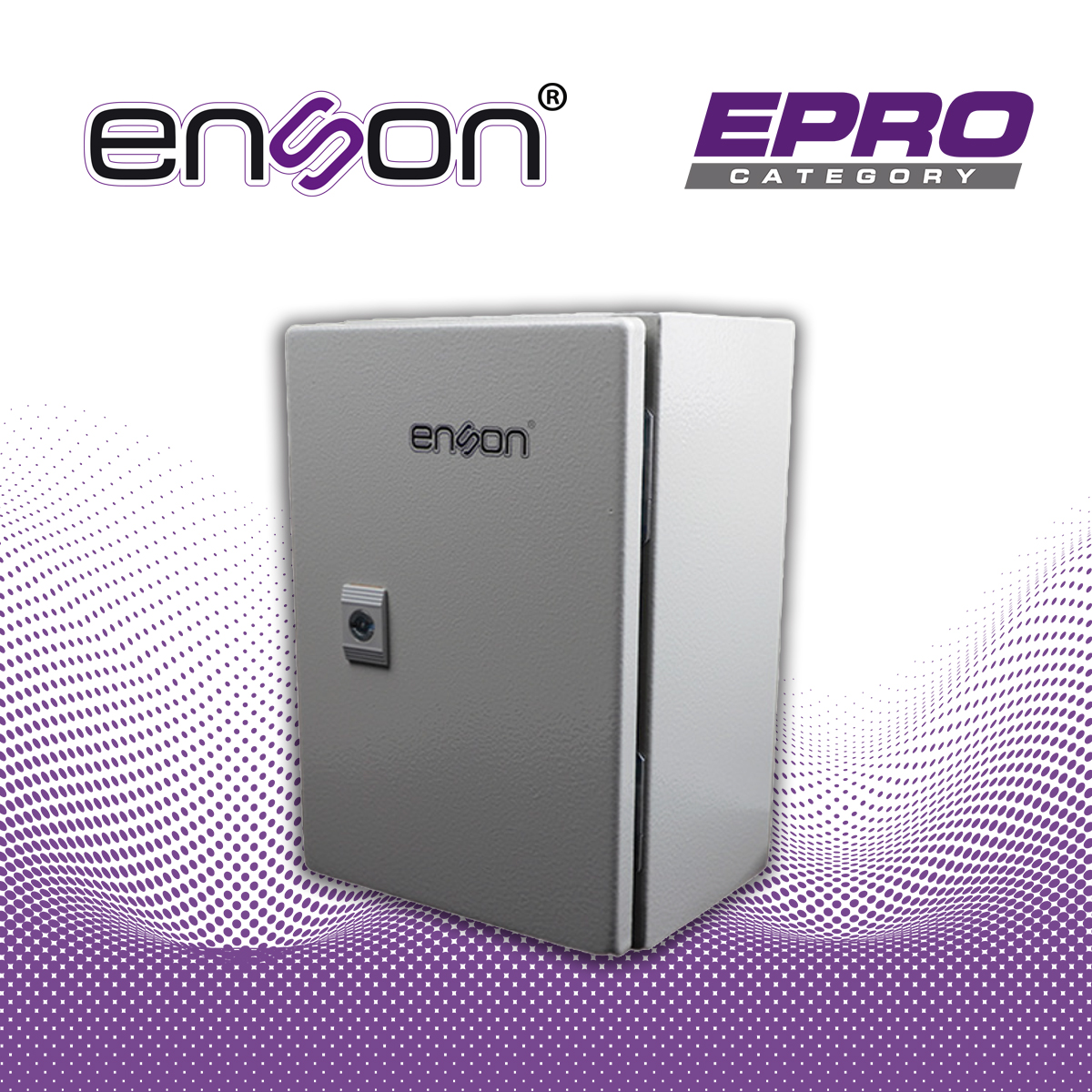 Gabinete De Acero Enson Ens-nem315 Montaje En Pared / Medidas 300MM Alto × 200MM Ancho × 150MM Profundidad / Cuerpo Y Puerta De 1.2 Mm De Espesor / Placa De Montaje Galvanizada De 1.5 Mm / Grado De Proteccion Ip66 / Resistencia Mecanica Ik10 / Incluye Placa De Montaje - Sistema De Cierre - Junta De Sello Y Accesorios De Fijacion