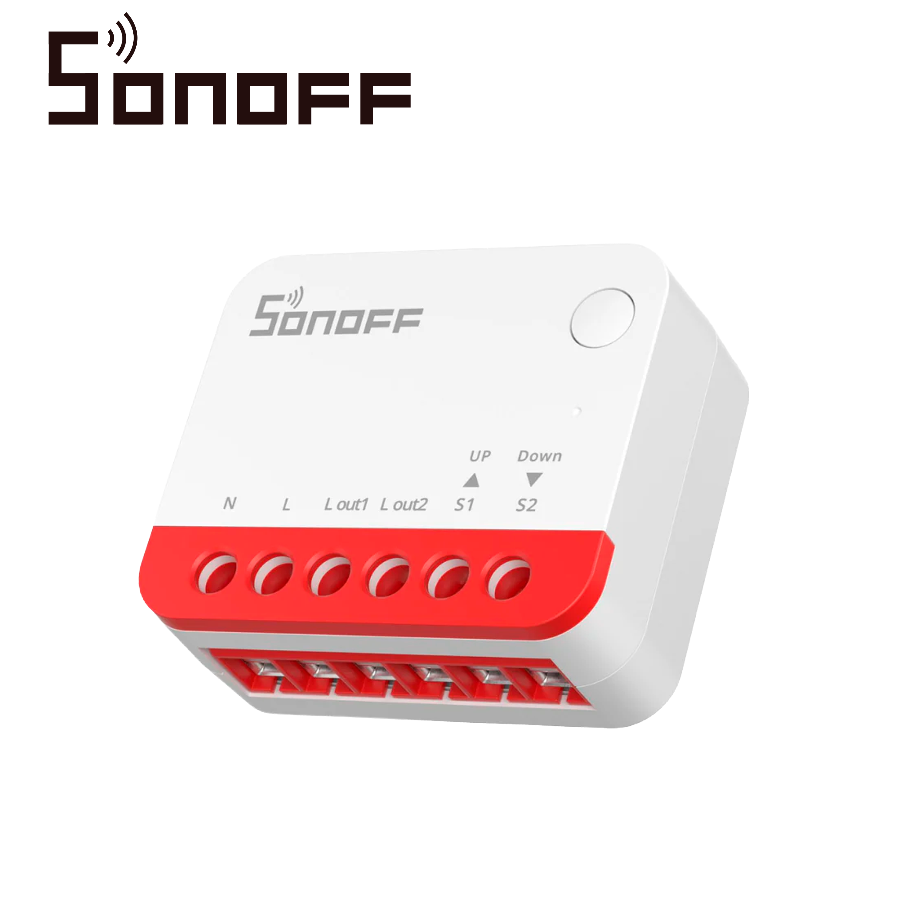Mini Interruptor On/off Zigbee Para Persianas Sonoff Mini-zbrbs Compatible Con Hub Zigbee / Carga De 1 Amp Maximo