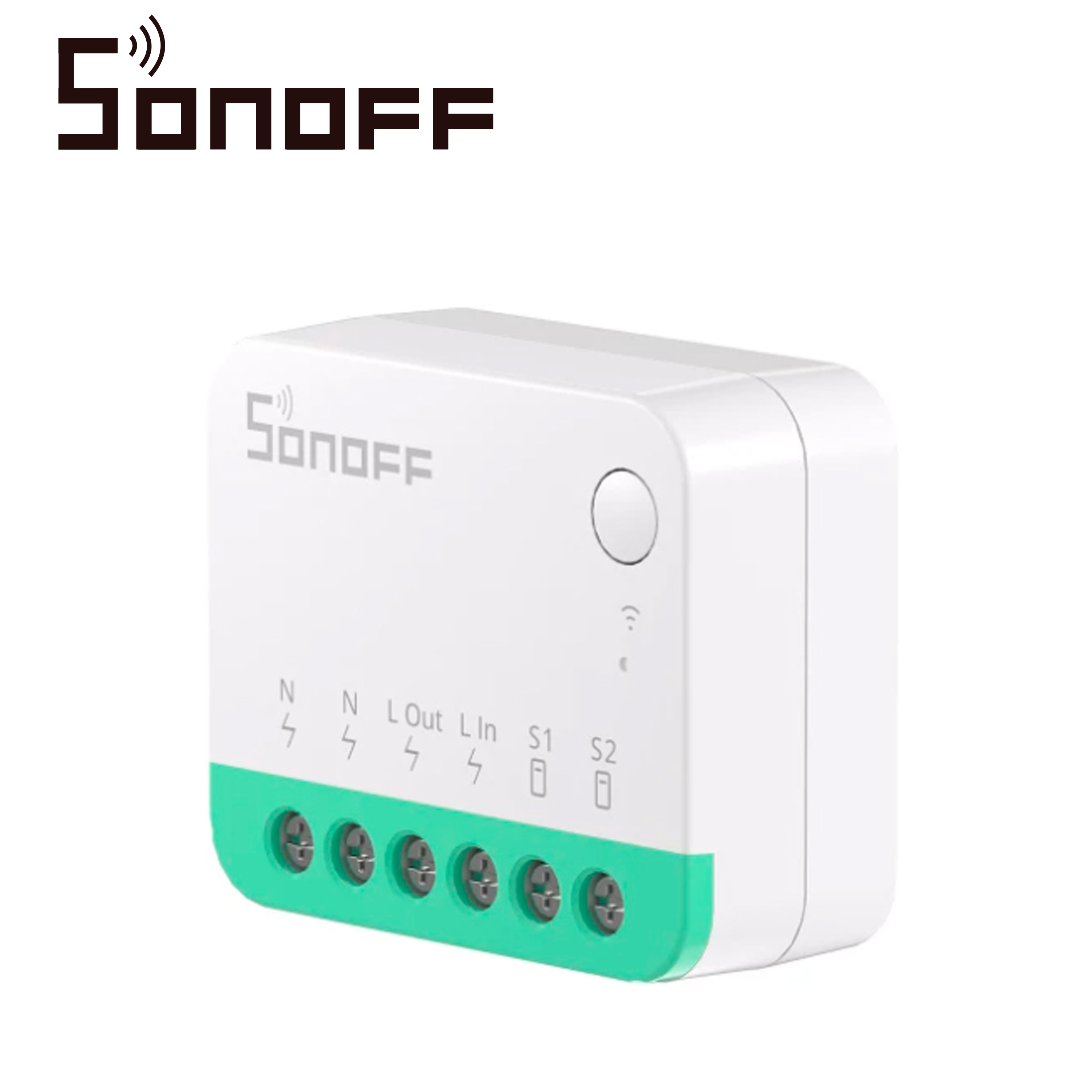 Mini Interruptor Inwall On/off Sonoff Minir4m / Wifi 2.4GHZ/ Matter / Controla Un Apagador / Solucion De Smart Home / Compatible Con Google Home / Alexa / Apple Home /corriente Maxima 10 Amp