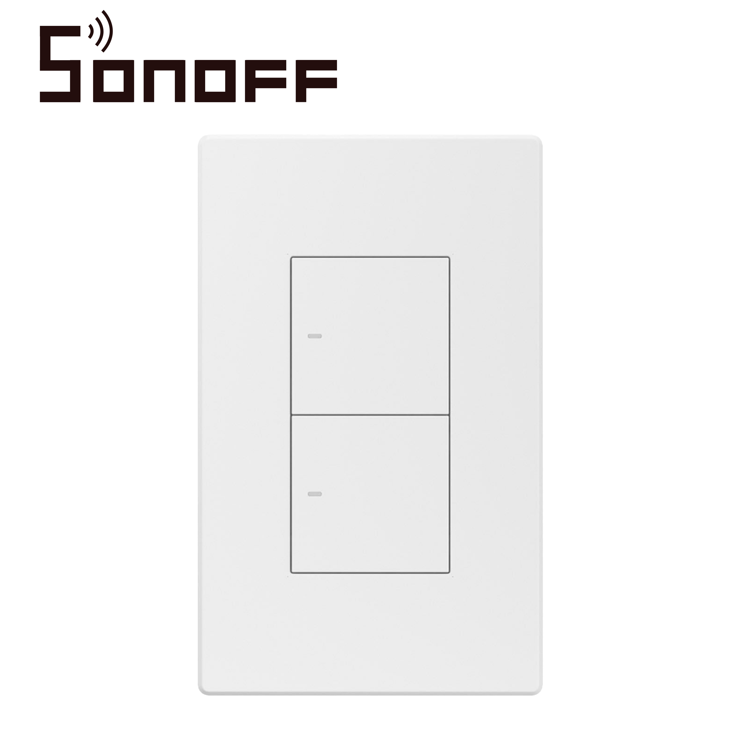 Apagador De Pared Touch Sonoff M5-2c-120w / 2 Canales On/off/ Matter/ Wifi 2.4GHZ / Compatible Con Google Home / Alexa/ Apple Home / Smartthings / Hasta 5 Amp Por Canal