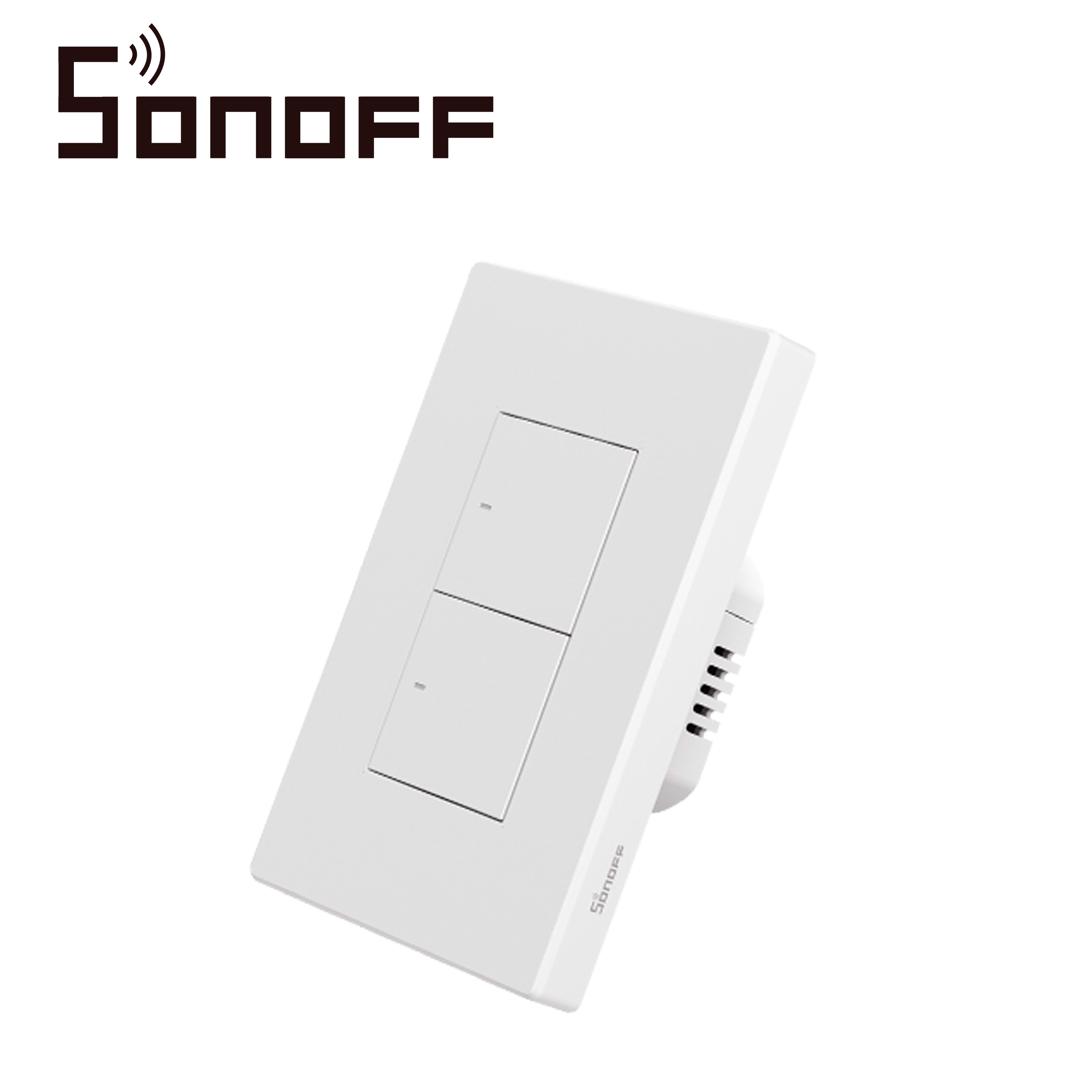 Apagador De Pared Touch Zigbee Sonoff Zbm5-2c-120w / Zigbee 3.0 / 2 Canales/ Soluciones De Smart Home/ Carga Maxima Total 10 Amp / Compatible Con Hub Zigbee