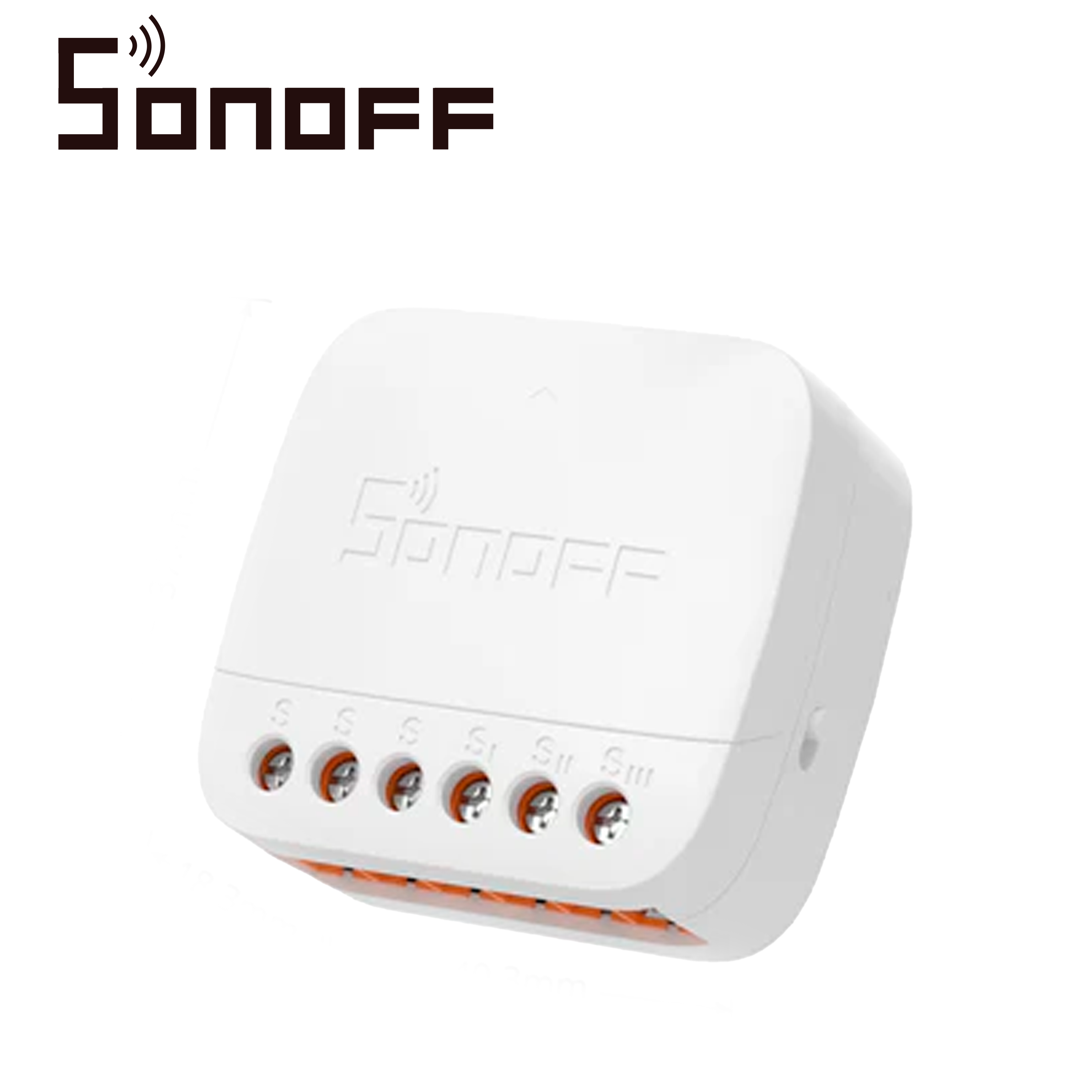 Interruptor Inwall Sonoff S-mate2/ Wifi 2.4GHZ / Compatible Con Varios Modelos De Apagadores / Sin Neutro Requerido/ Cuenta Con 3 Canales