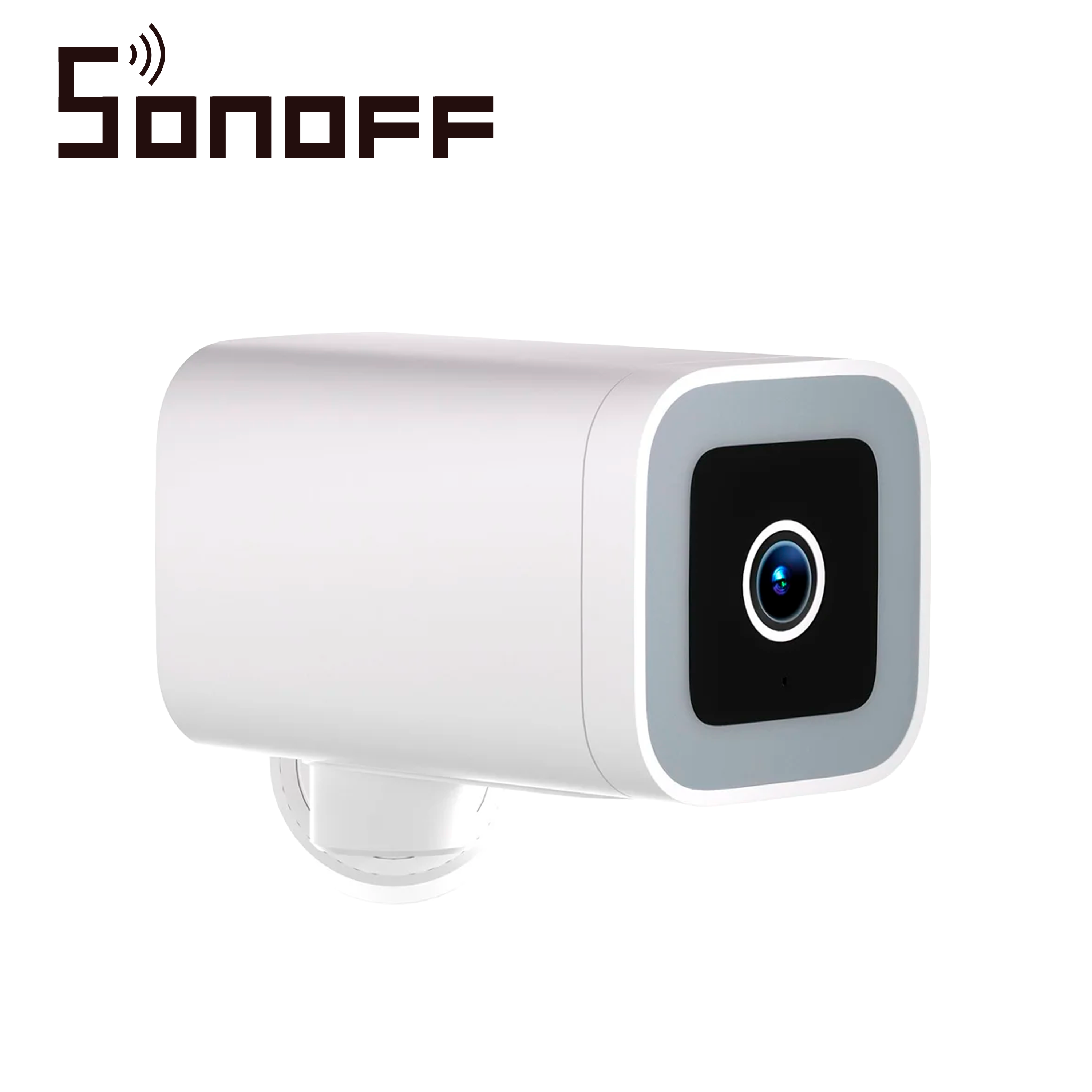 Camara De Seguridad Para Exteriores Sonoff Cam-b1p / Inalambrica Wifi/ Proteccion Ip65 / Resolucion 2K HD / Funciones De Deteccion Y Seguimiento De Movimiento Humano /compatible Con Alexa Y Google Home /requiere Adaptador De Energia/ Adaptador No Incluido