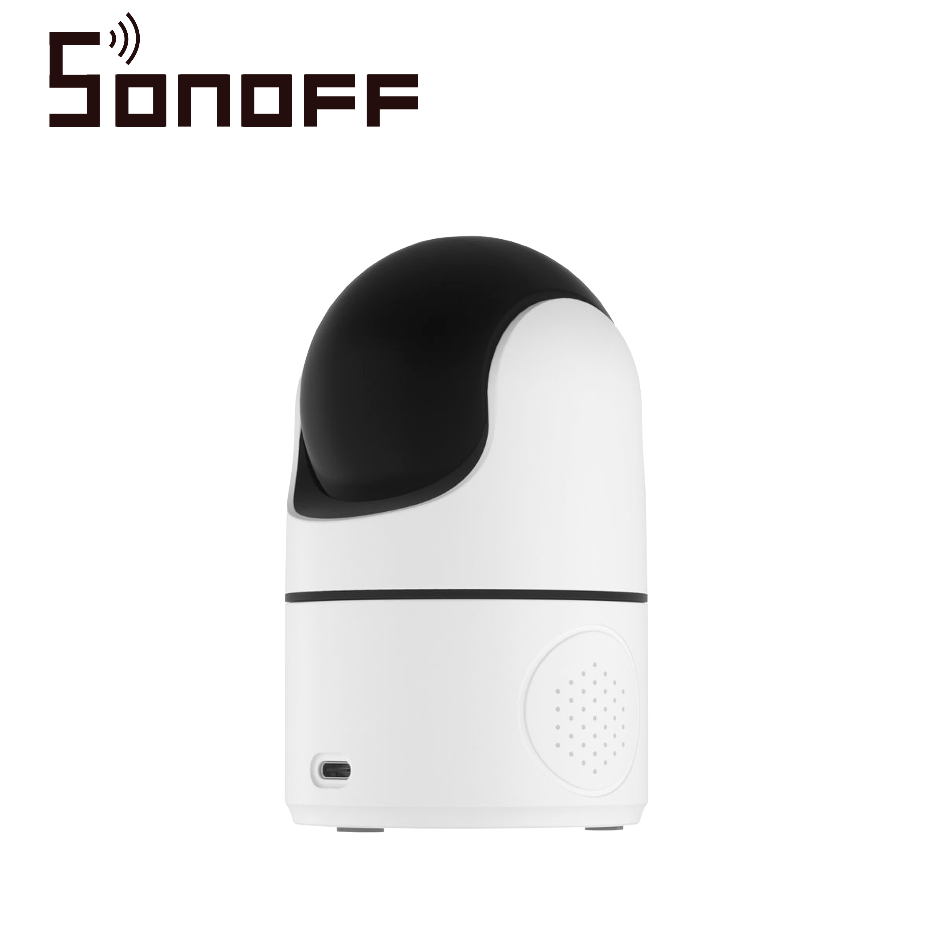 Camara De Seguridad Para Interiores Sonoff Cam-pt2/ Resolucion Full HD De 1080P/ Wifi 2.4 Ghz / Audio Bidireccional/ Con Ia Que Detecta El Movimiento Humano/ Requiere Adaptador De Energia / Adaptador No Incluido