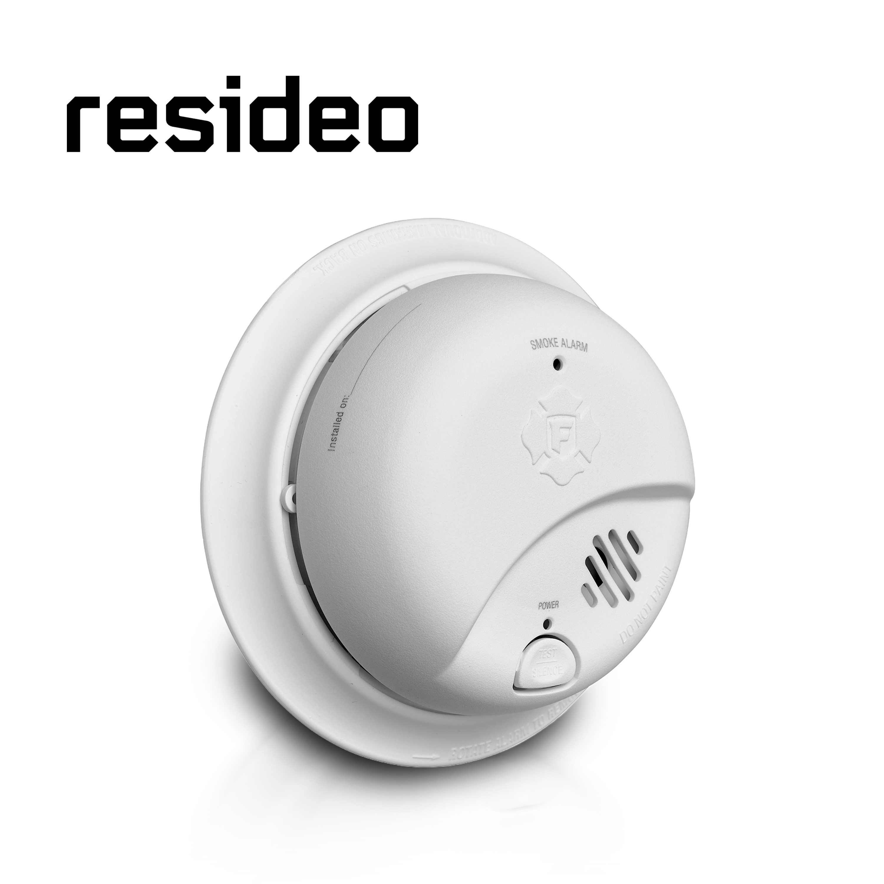 Detector De Humo Autonomo Resideo Rbk 1046858 / Blanco / Deteccion Por Ionizacion / Sirena Integrada De 85 Db / Bateria Por 10 Años No Reemplazable
