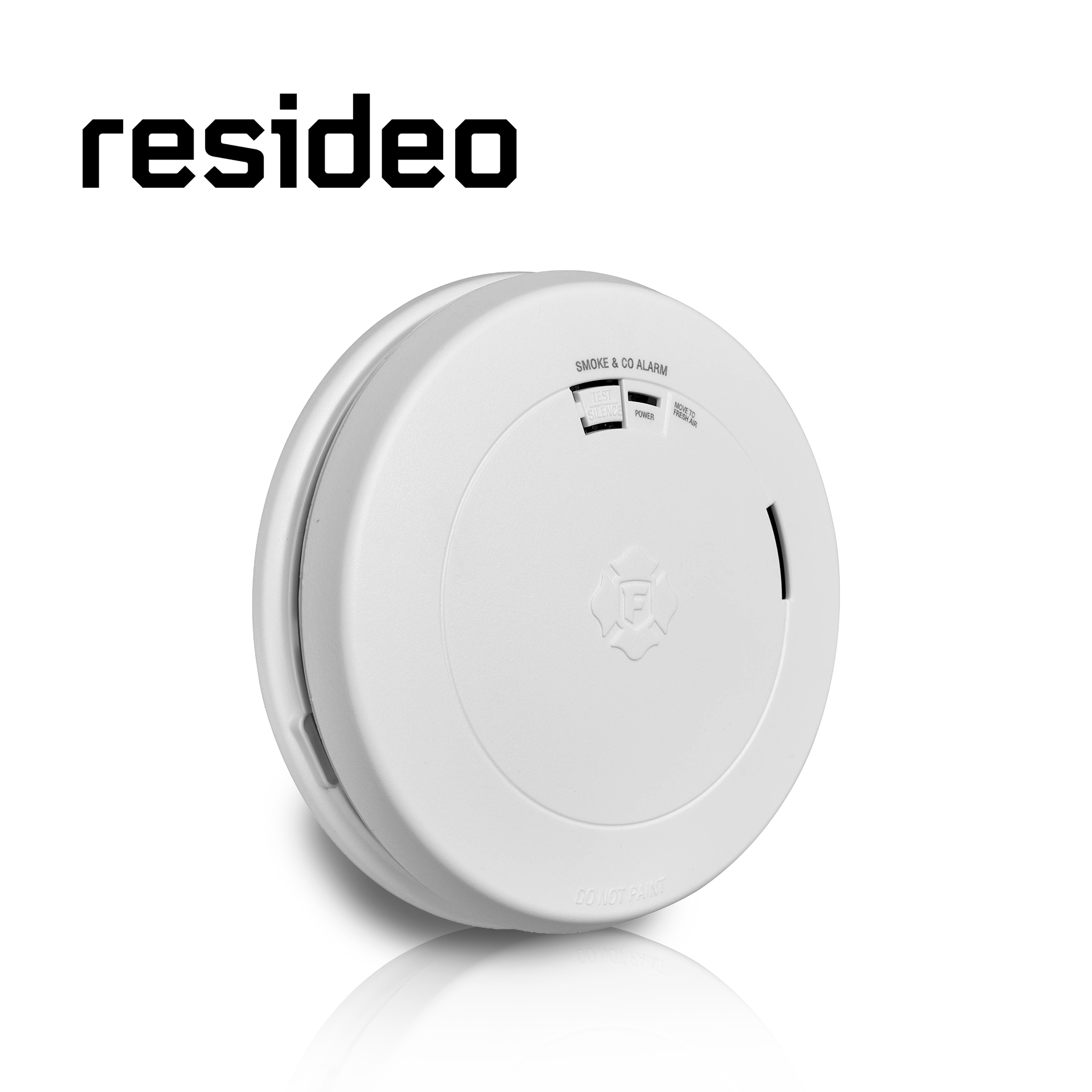Detector De Humo Y Co2 Resideo Rbk 1046802 / Blanco / Deteccion Por Ionizacion Y Fotoelectrico / Sirena Integarda De 85 Db / Bateria Por 10 Años / Bateria No Reemplazable