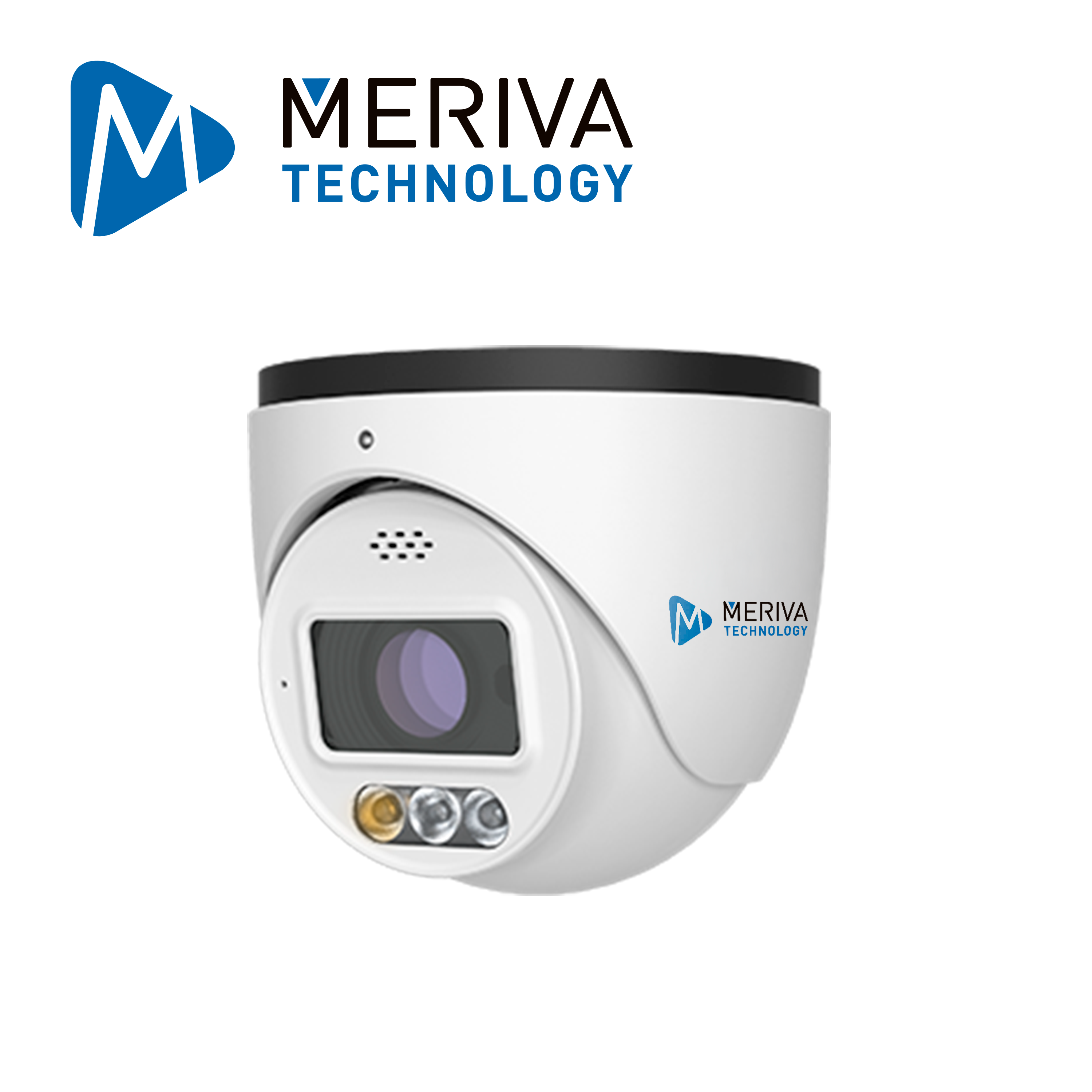 CAMARA IP TURRET MERIVA TECHNOLOGY MTD-PAM400D / 4MP / H.265+ / 2.8MM / ILUMINACION DUAL (30 - 40M IR / LUZ CALIDA) / IP66 / METALICA / 12 VCD / POE / SOPORTA MICRO SD HASTA 256 GB (NO INCLUIDA) / 1 ENTRADA + 1 SALIDA DE AUDIO / MICROFONO + SPEAKER INTEGRADO / MIA 2.0 / ONVIF / INTELIGENCIA ARTIFICIAL INTRUSION - CRUCE DE LINEA