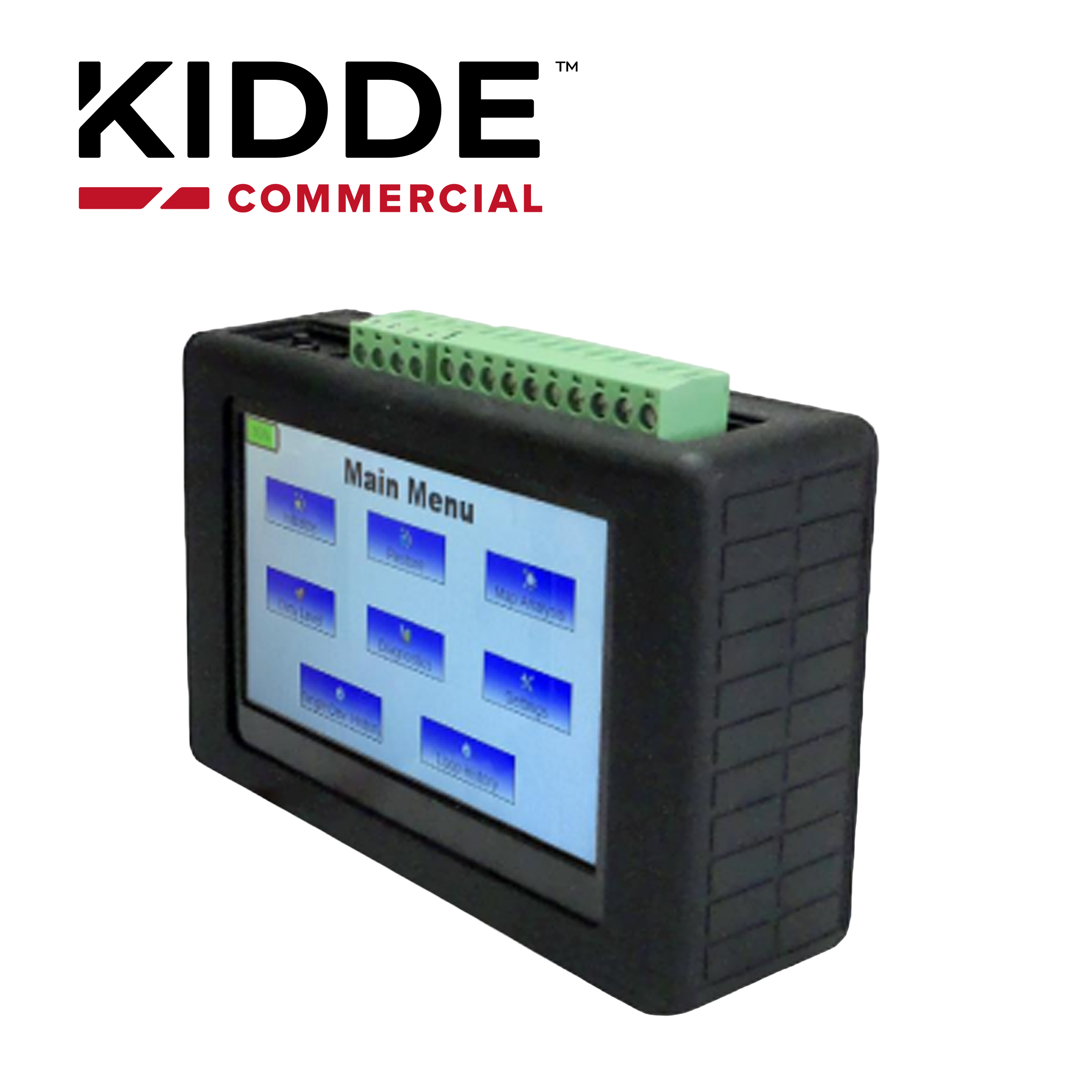 Herramienta De Diagnostico Kidde Ki-hdt / Inicia O Restaura El Lazo/ Realiza Analisis De Mapas En Detectores Y Modulos / Identifica Unidades Fallidas / Con Funda De Silicona / Pantalla Tactil / Puerto USB