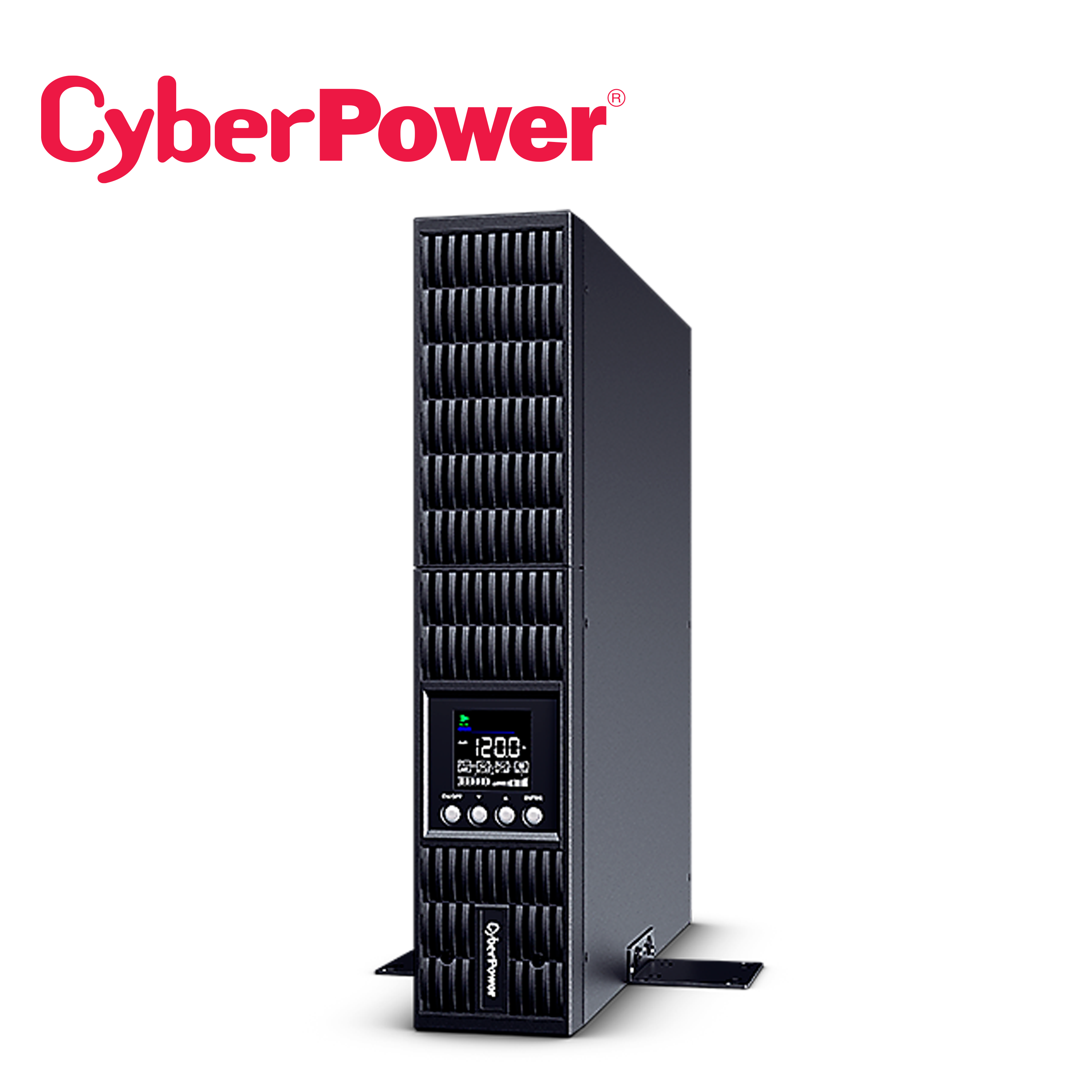 UPS Cyberpower Ols2000rt2ua 2000VA / 1800W / Online Doble Conversión / Onda Senoidal Pura / LCD Inteligente Multifuncional / Gestión Inteligente De Baterías / Software De Administración Powerpanel Business Edition / Formato Rack-torre / 8 Salidas Nema 5-20R / Puertos USB Y Serial / Tarjeta Snmp/http Opcional