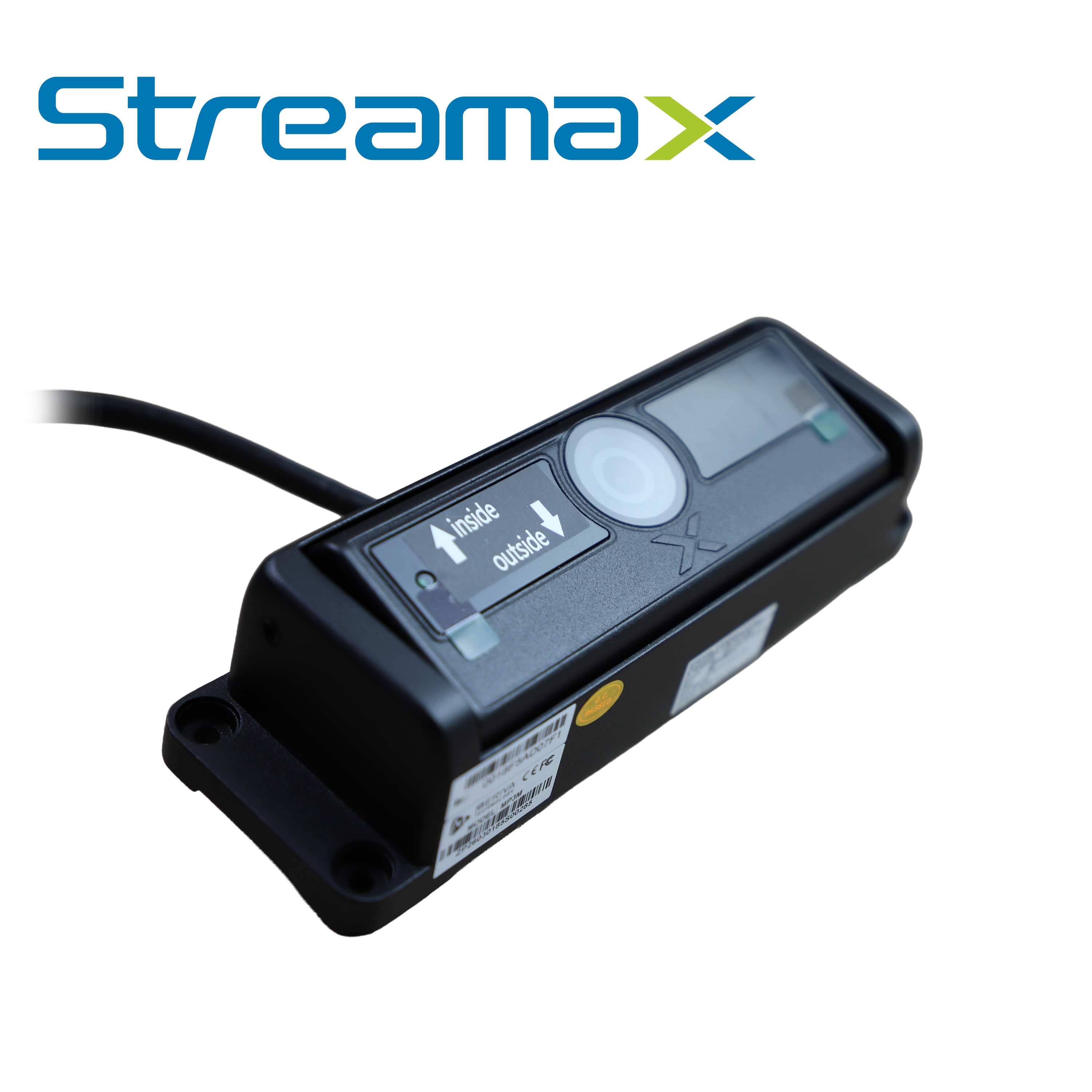 Camara Master Contadora De Personas IP Streamax Mp3m-em / 2MP / 2.7MM / 3M IR / Ip54 / Conector Din 6 Pines / 12 Vcd / Interior / Montaje En Techo Embebido