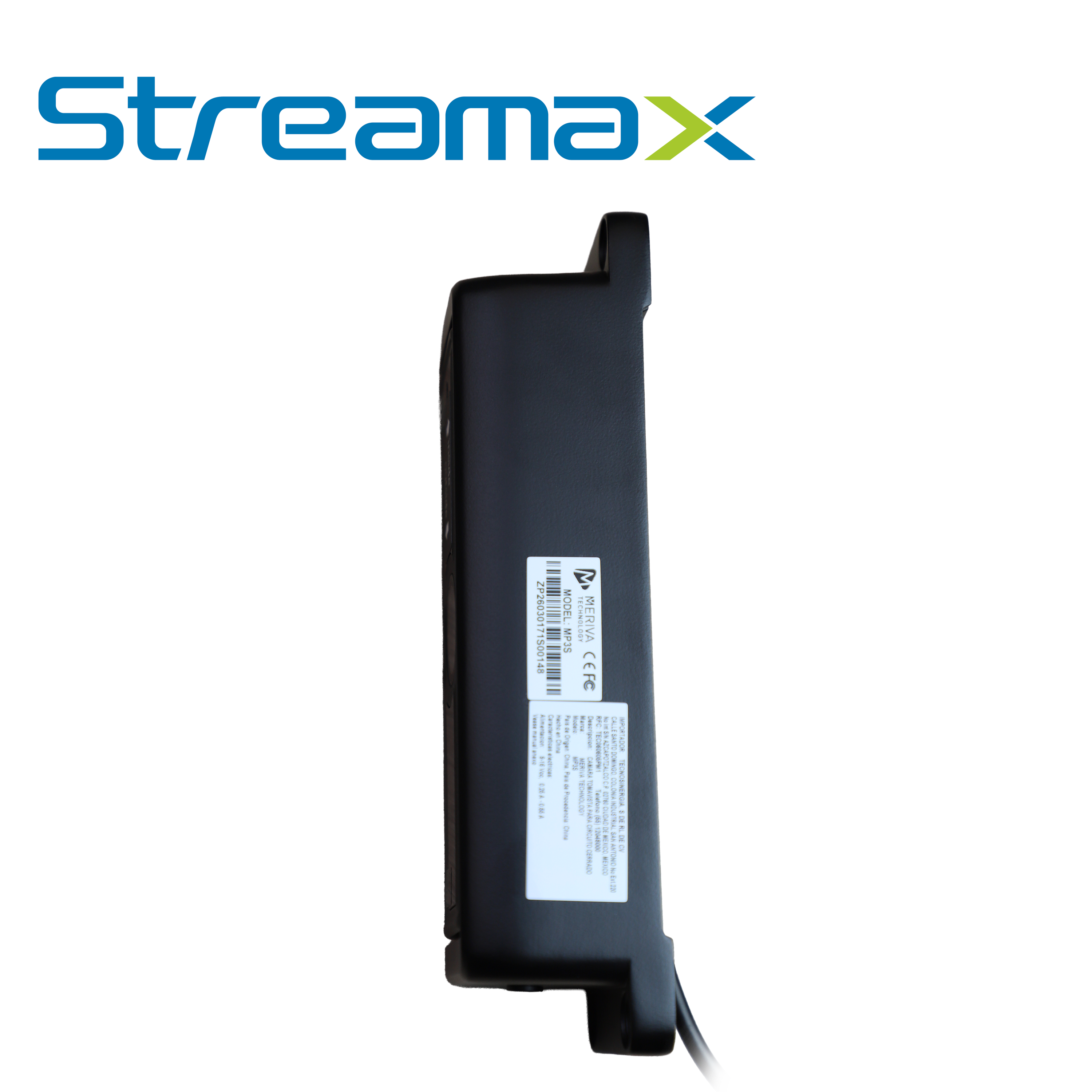 Camara Slave Contadora De Personas AHD Streamax Mp3s-em / 2MP / 2.6MM / 3M IR / Ip54 / Conector Din 4 Pines / 12 Vcd / Interior / Montaje En Techo Embebido