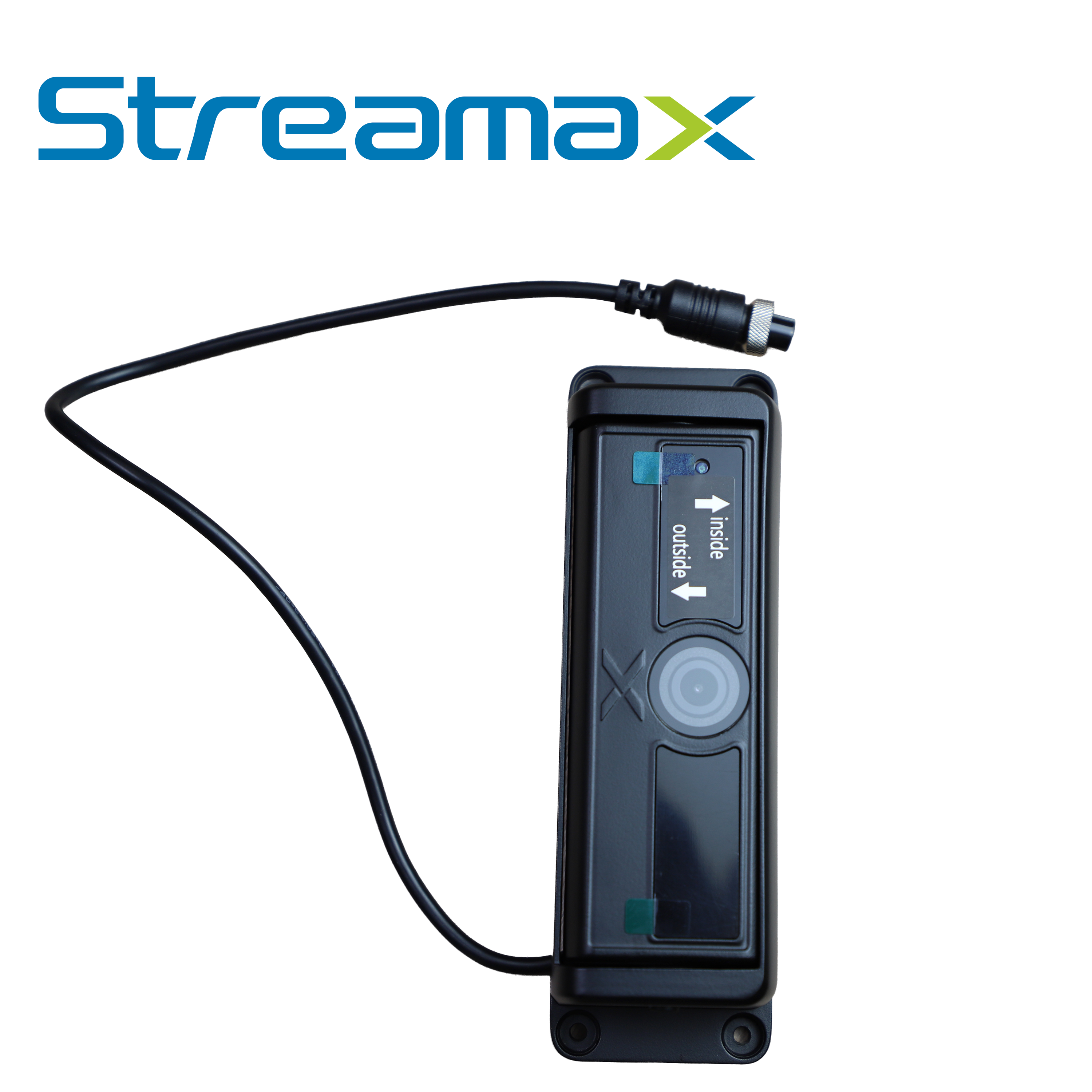 Camara Slave Contadora De Personas AHD Streamax Mp3s-em / 2MP / 2.6MM / 3M IR / Ip54 / Conector Din 4 Pines / 12 Vcd / Interior / Montaje En Techo Embebido