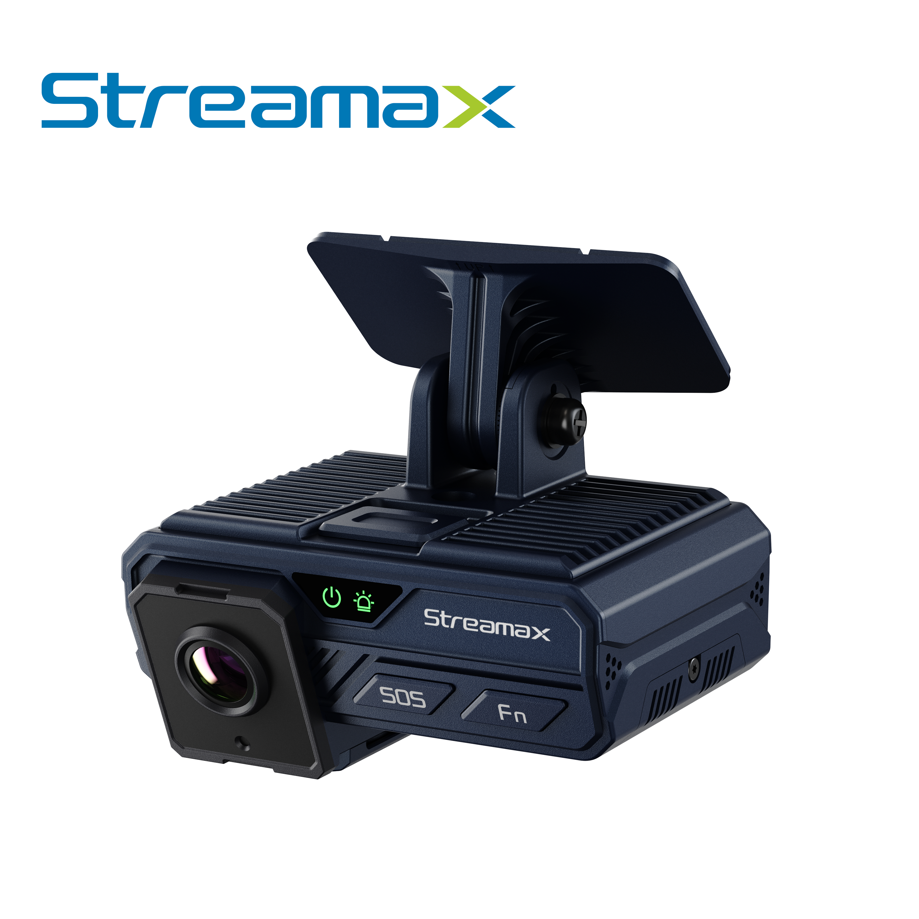 Mdvr Tipo Dashcam Streamax Mdc Max / 4MP Camara Frontal + 4MP Camara Cabina / 3.7MM Camara Frontal + 2.2MM Camara Cabina / Microfono Integrado / Soporta 1 Micro Sd (hasta 1 Tb) / 9-16 Vcd / Soporta Cuatro Camaras Adicionales (1 AHD + 3 Ip) / Compatible Con Mgt1 Pro