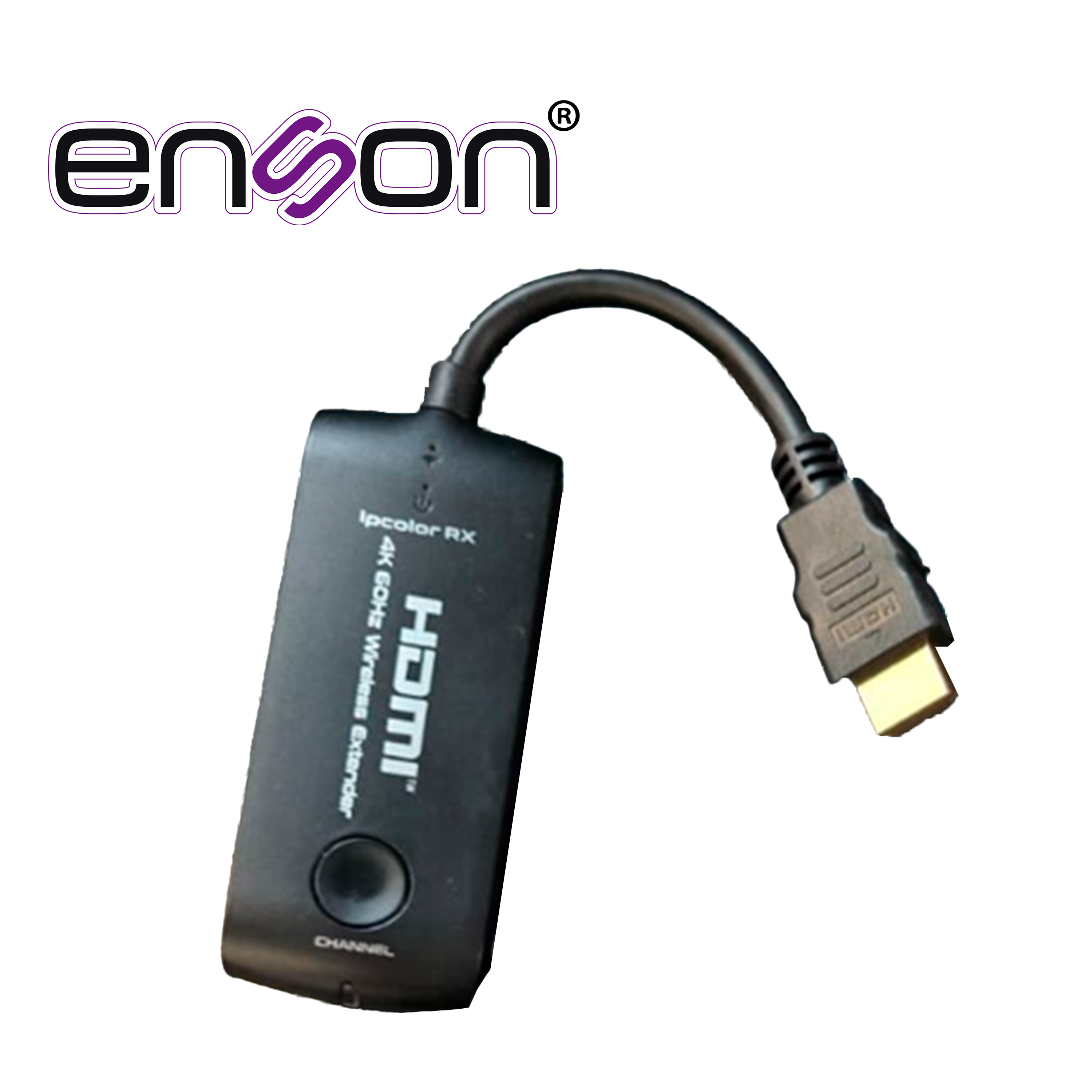 EXTENSOR INALAMBRICO TIPO-C A HDMI ENSON EPRO-488TYPE-C / ENTRADA USB TIPO-C A SALIDA HDMI / RESOLUCION 4K 60HZ HASTA 4096X2160 / ALCANCE INALAMBRICO HASTA 20 M LINEA DE VISTA / SOPORTA HASTA 16 TRANSMISORES A 1 RECEPTOR / TECNOLOGIA IPCOLOR STREAM / BANDA 5G / BAJA LATENCIA / EMPAREJAMIENTO SSID Y CAMBIO DE CANAL / PLUG AND PLAY / OPERACION CONTINUA 24/7